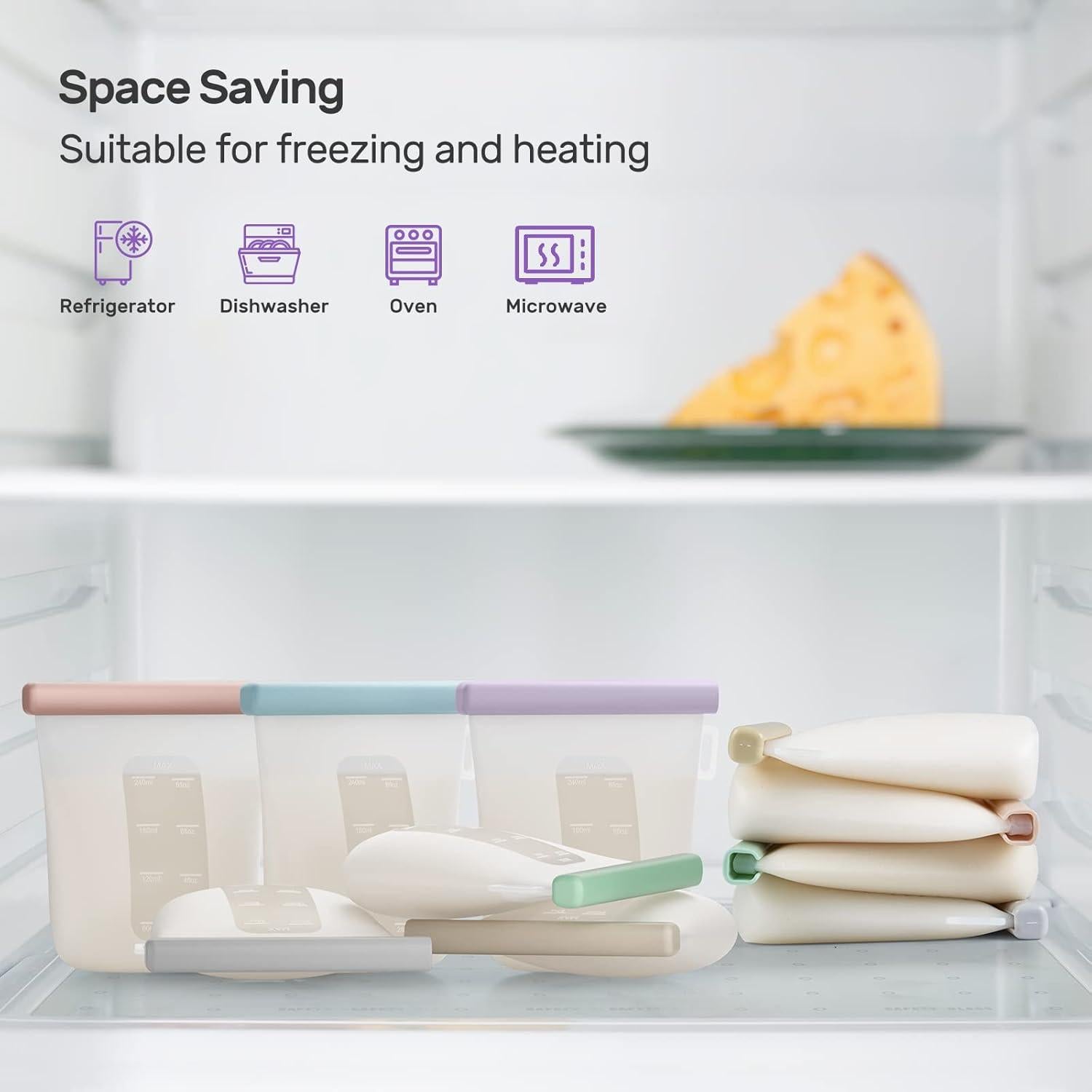 Bolsas de Almacenamiento de Leche Materna Nuliie 7 Pcs 240ml