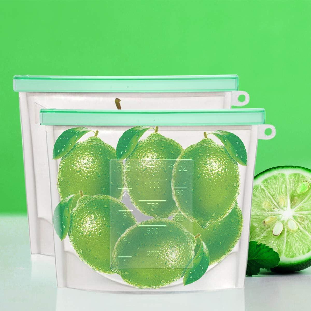 Bolsas de Almacenamiento de Silicona Cadrim - 6 Unidades Reutilizables