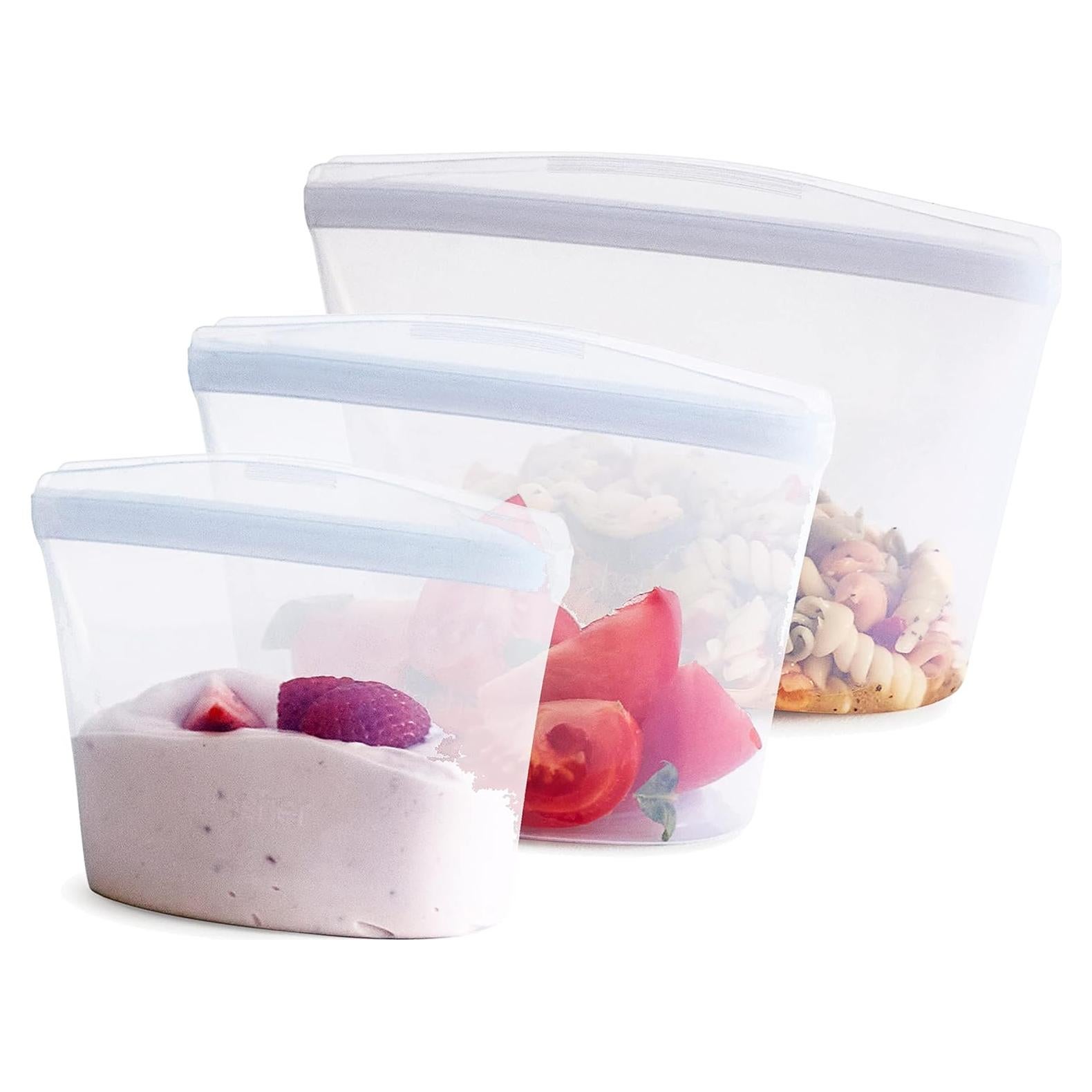 Bolsas de Almacenamiento de Alimentos Stasher 3-Pack Silicona