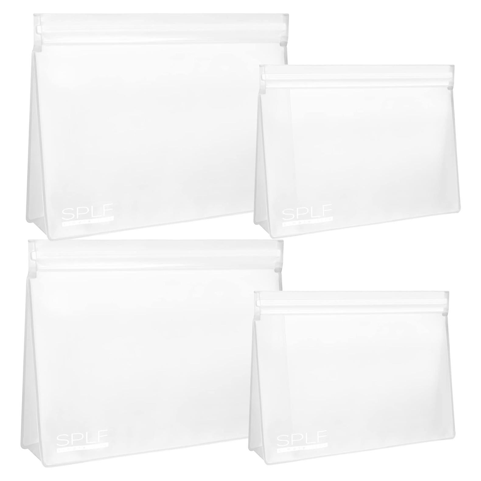 4 Pack Leakproof Clear Toiletry bags, TSA Approved Quart Size Zipper Bags, BPA Free Travel Makeup Cosmetic Bags for Women Men, Carry on Airport Airline Compliant Bags