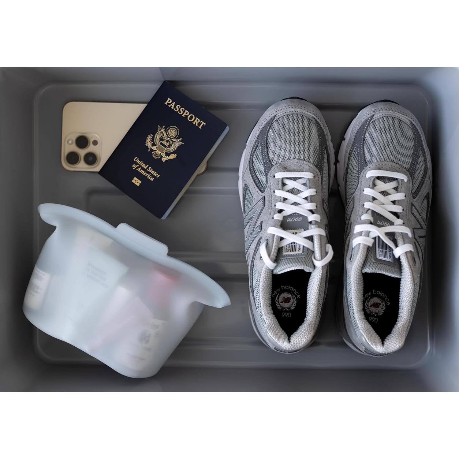 Estuche Organizador de Silicona Essentials 32oz Verde Matcha