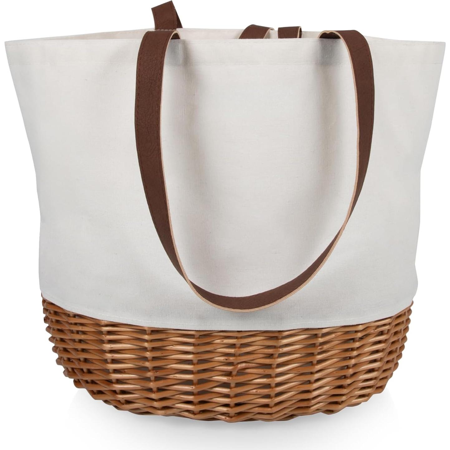 Cesta de Picnic Promenade para 2 Picnic Time - Lona Crema