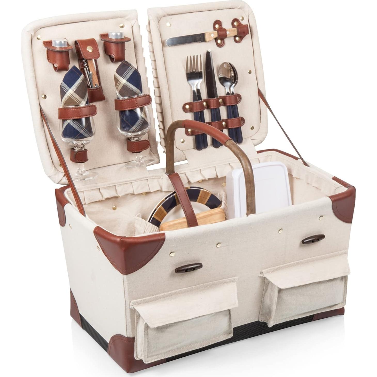 Cesta de Picnic Deluxe Pioneer PICNIC TIME con Manta 50x60cm