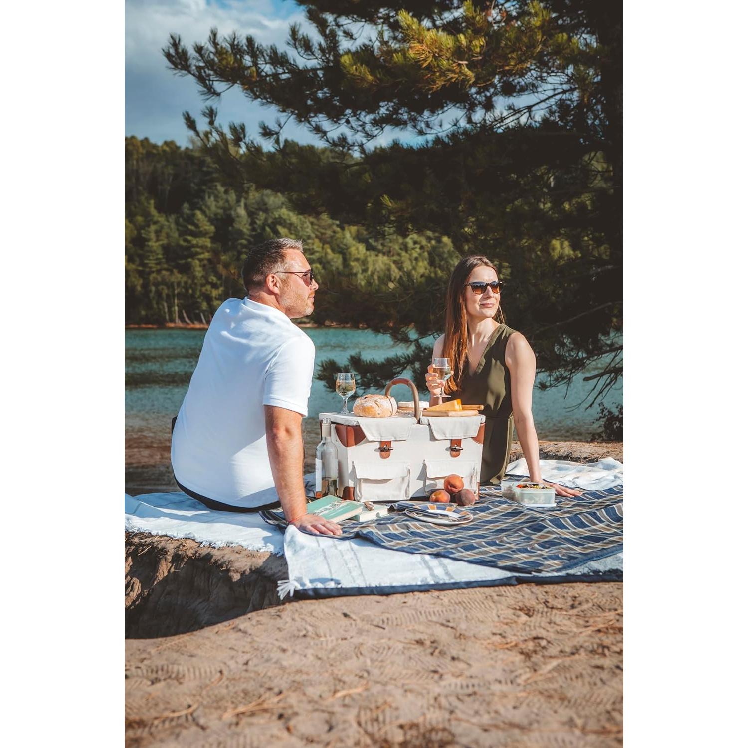 Cesta de Picnic Deluxe Pioneer PICNIC TIME con Manta 50x60cm