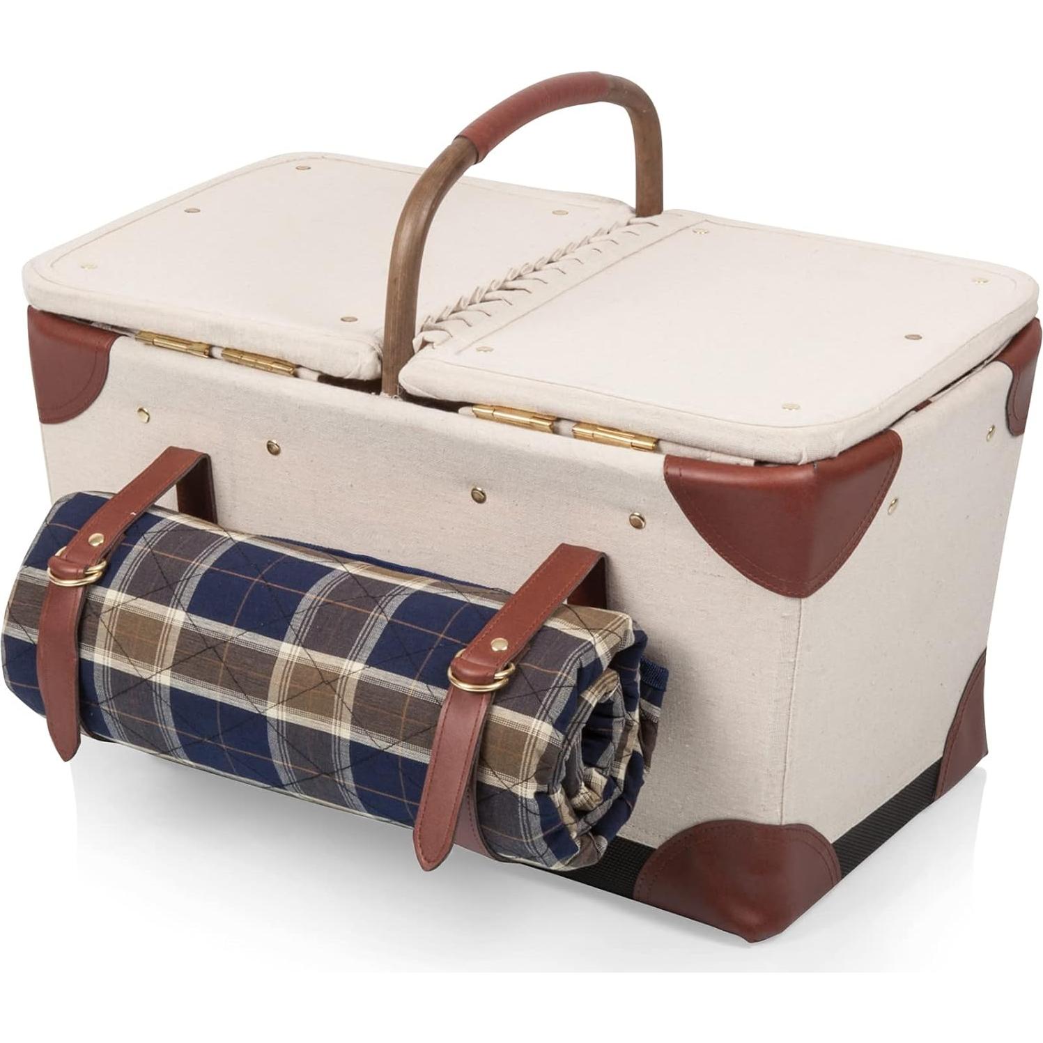 Cesta de Picnic Deluxe Pioneer PICNIC TIME con Manta 50x60cm