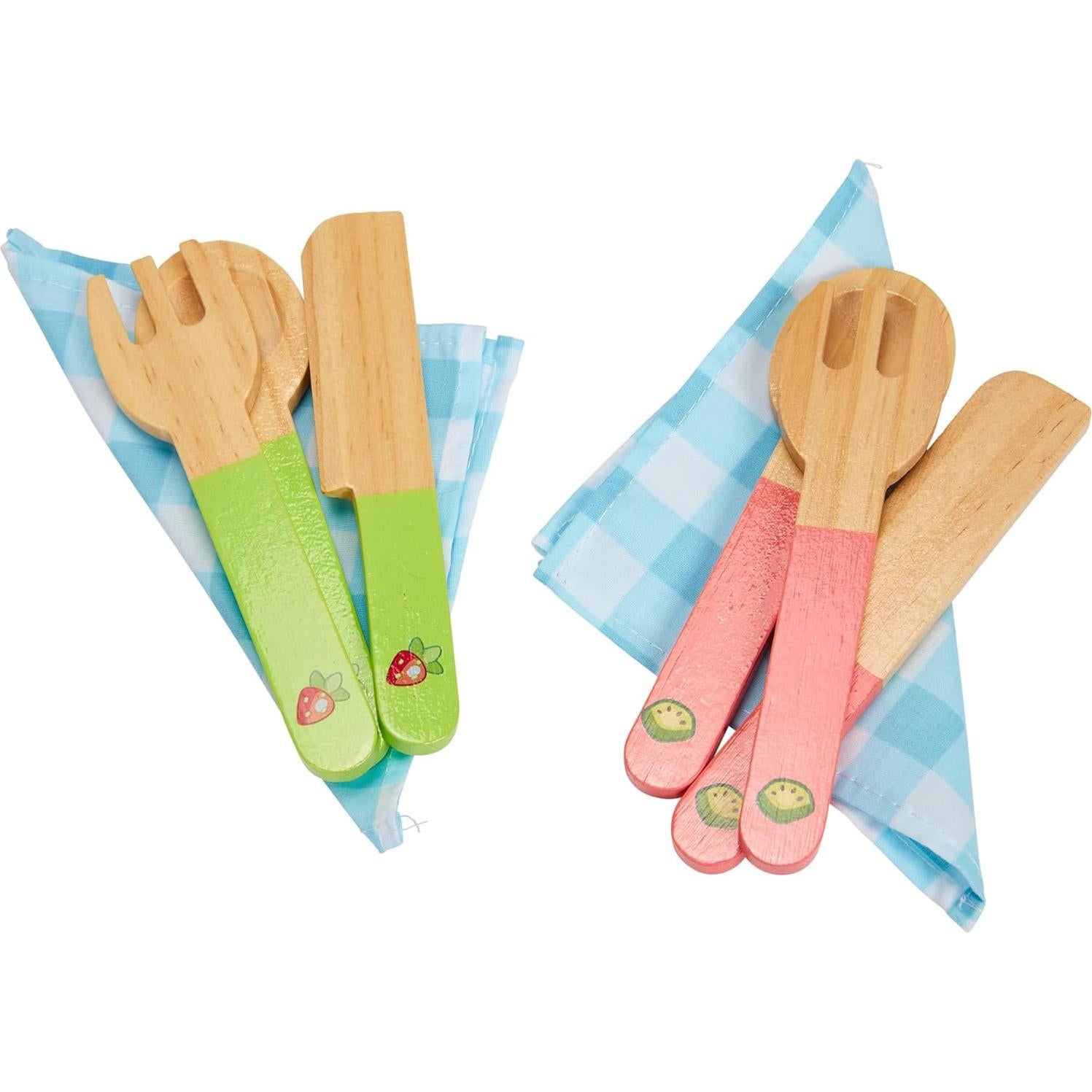 Juego de Picnic de Madera Bluey - 30 Piezas con Estuche