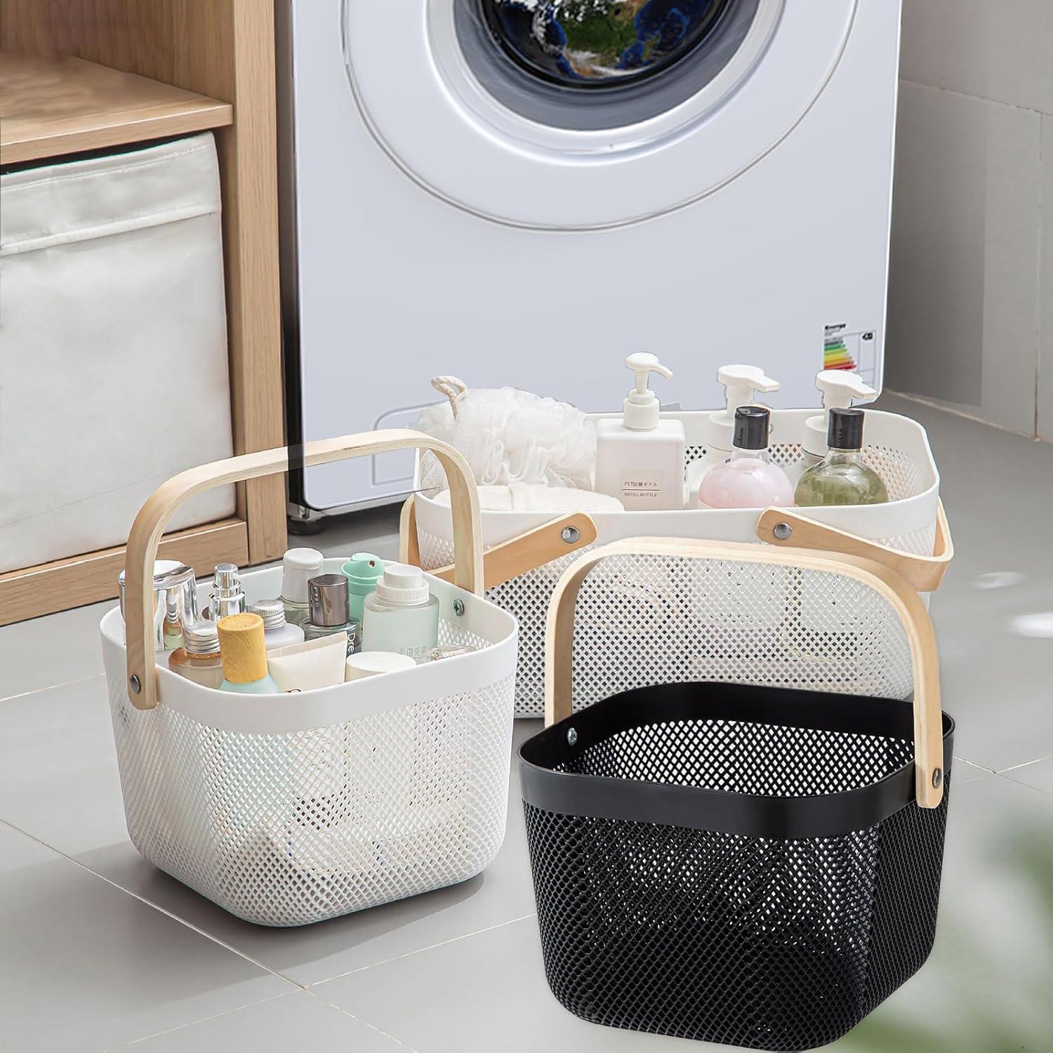 Cestas de Picnic de Plástico Nexboraque - 2 Tamaños, Negro