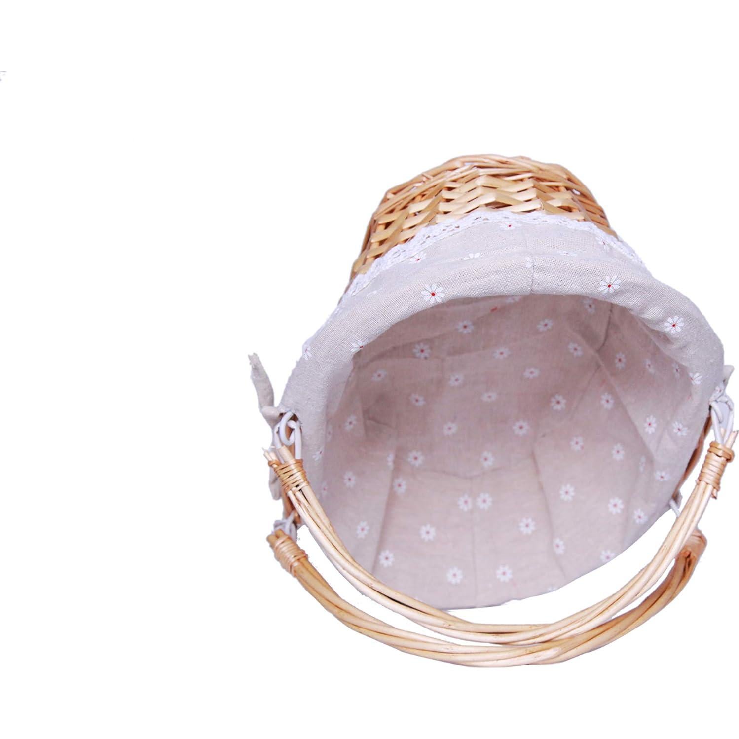 Cesta Ovalada de Mimbre Oypeip Natural 33x25.4 cm