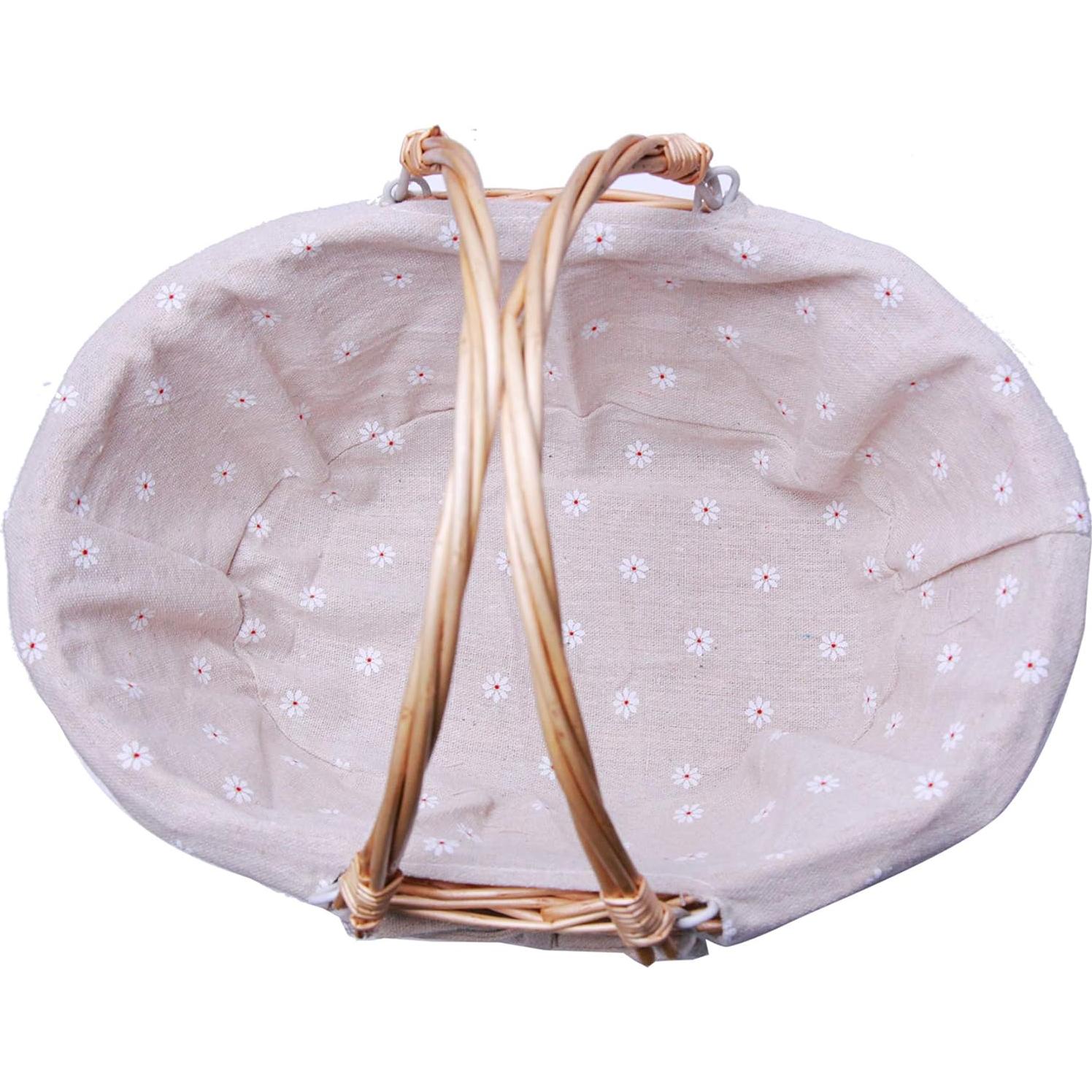 Cesta Ovalada de Mimbre Oypeip Natural 33x25.4 cm