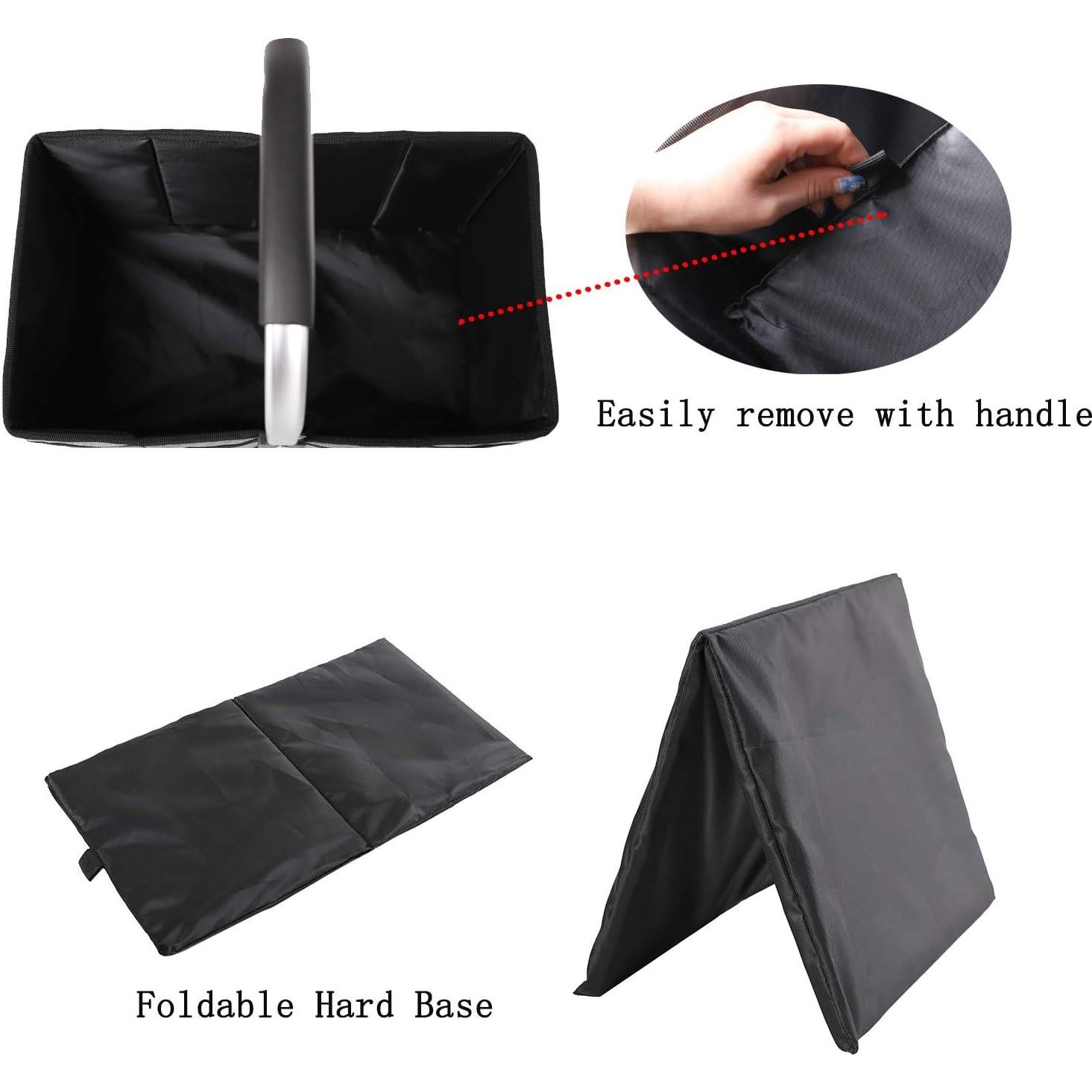 Cesta Plegable ALLCAMP 27L Gris - Compacta y Multiuso