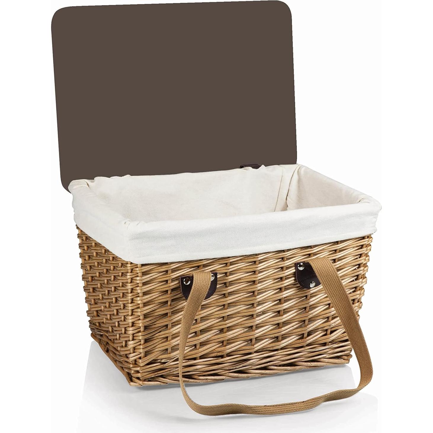 Canasta de Picnic Wicker para 2 PICNIC TIME 42x28.7x24.9 cm