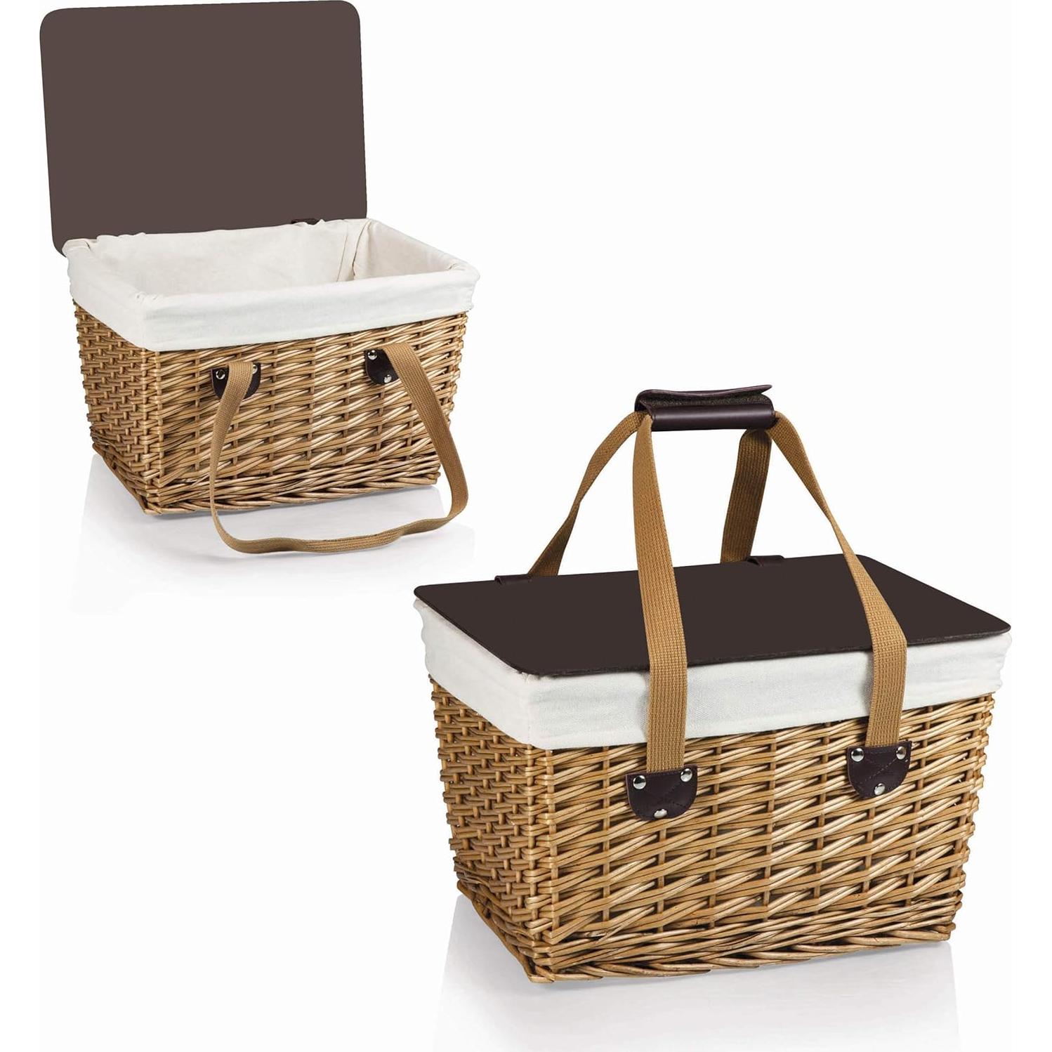 Canasta de Picnic Wicker para 2 PICNIC TIME 42x28.7x24.9 cm