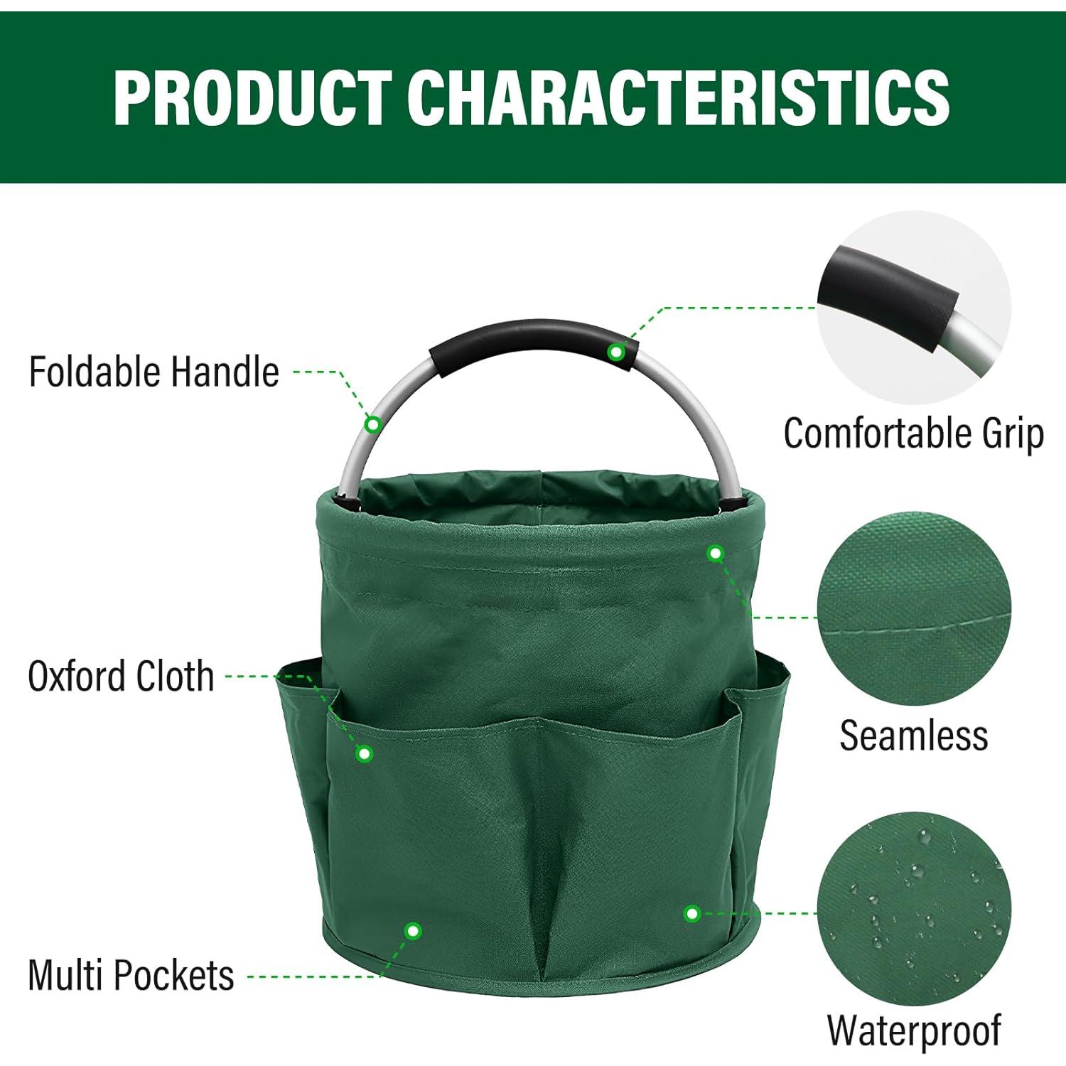 Cesta Plegable Multifuncional DOVORSY Verde 28.9 cm