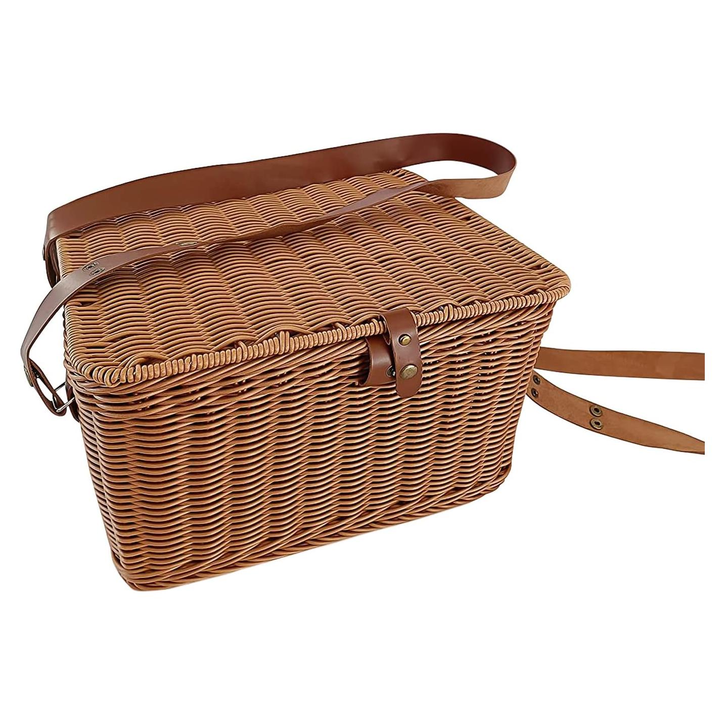 Cesta de Picnic Kovot de Polipropileno Trenzado 35x30x19 cm