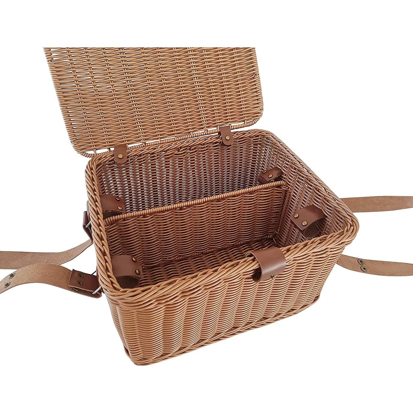Cesta de Picnic Kovot de Polipropileno Trenzado 35x30x19 cm