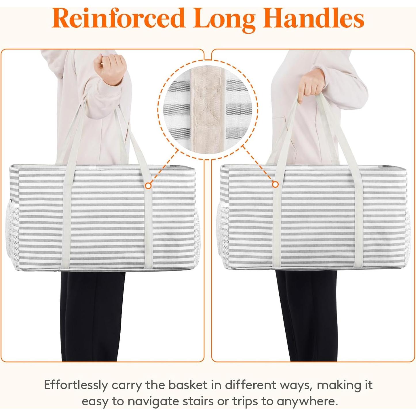 Bolsa Tote Extra Grande Lifewit Gris 46L Plegable Impermeable