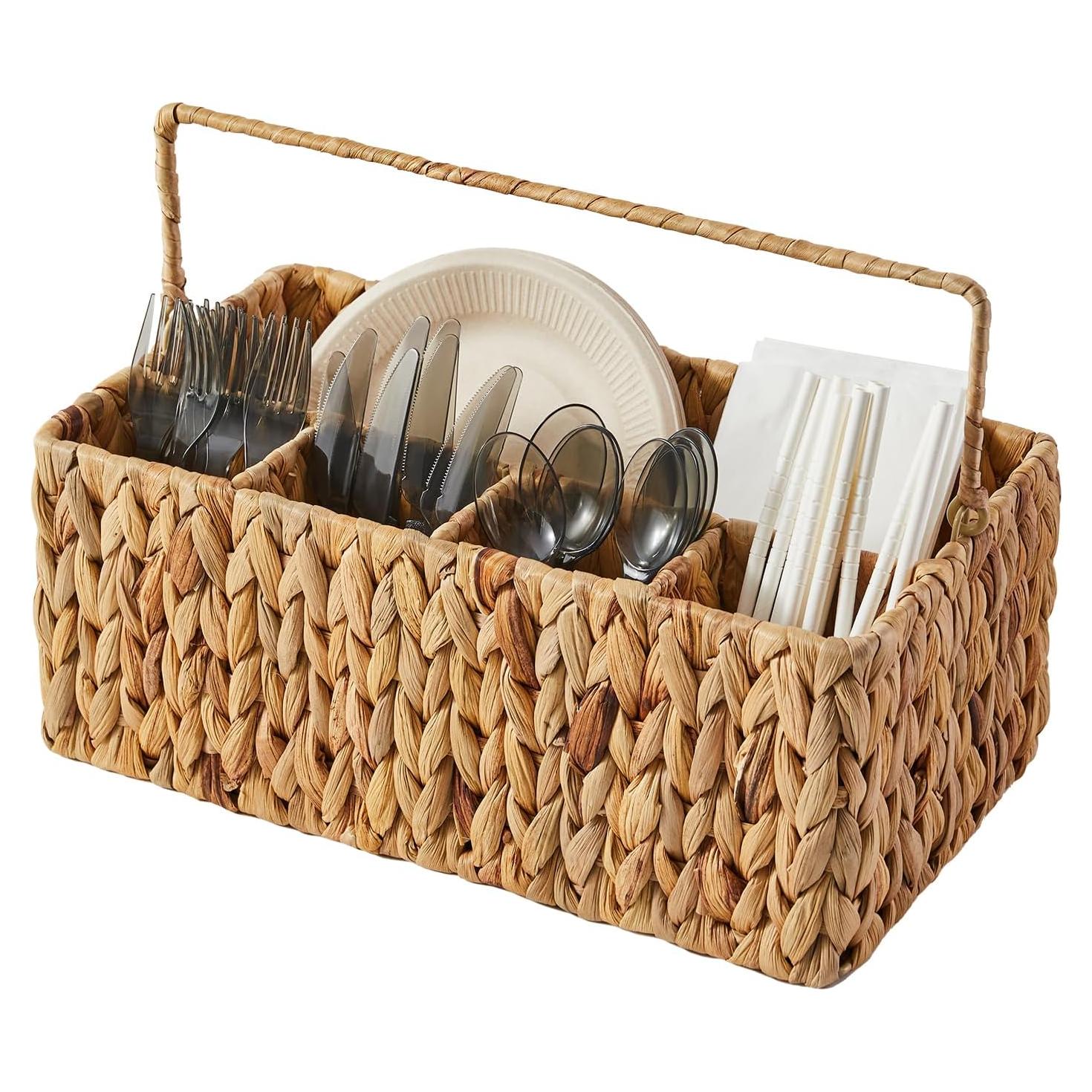 Caddy de Utensilios Berdeng Jazmín de Agua 20x35x14 cm