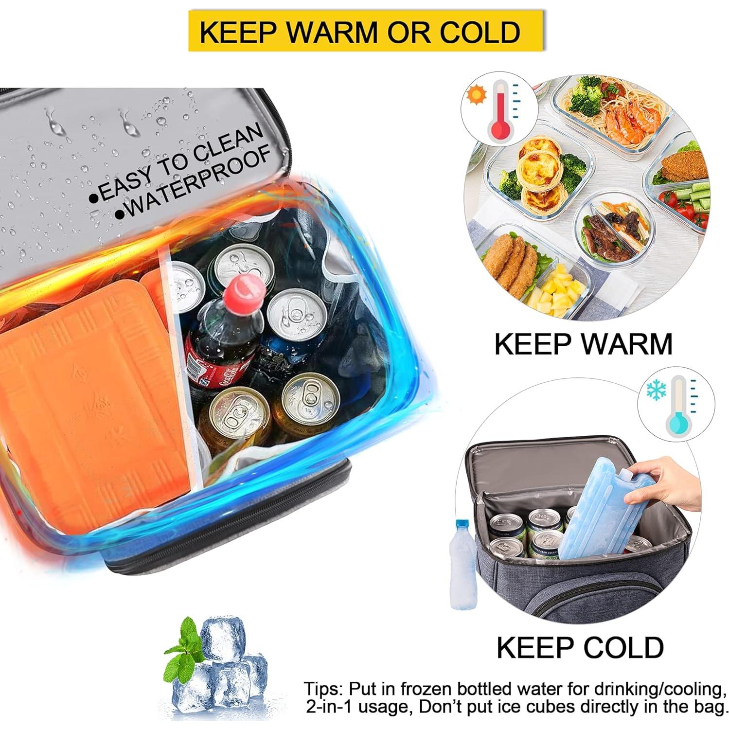 Mochila de Picnic Vogano Azul para 2 Personas con Accesorios