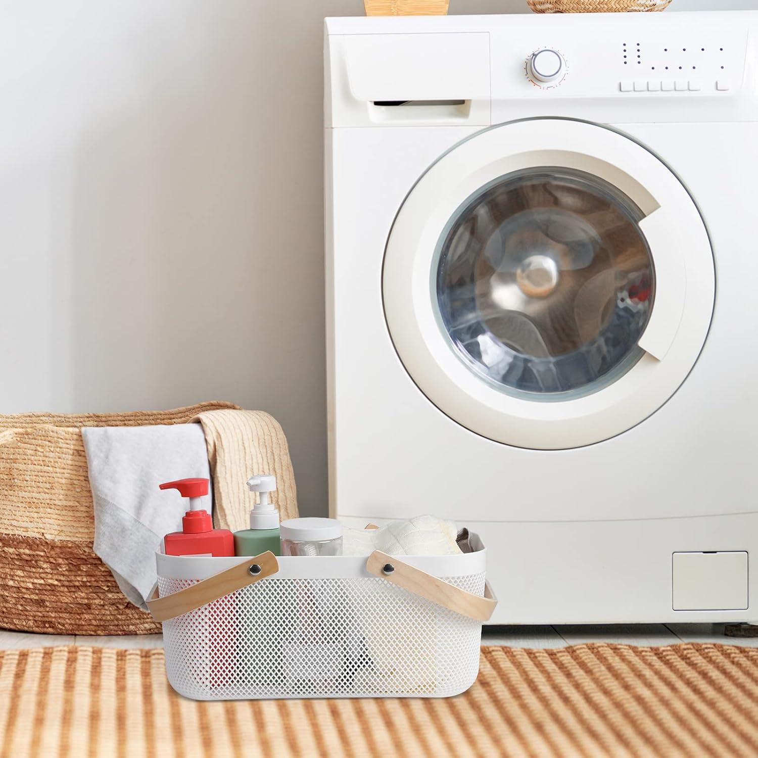 Cesta de Almacenamiento de Malla Plástica Sadnyy 4 Piezas 40x25x18cm