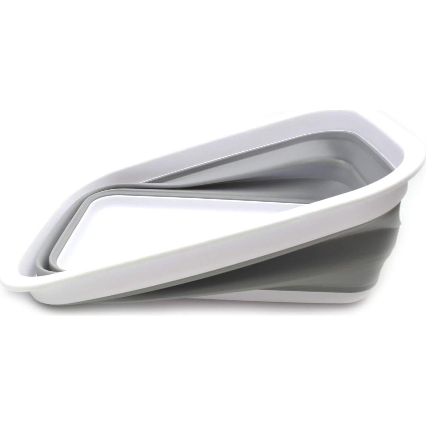 Bañera Plegable SAMMART 9.2L Gris - Canasta de Picnic