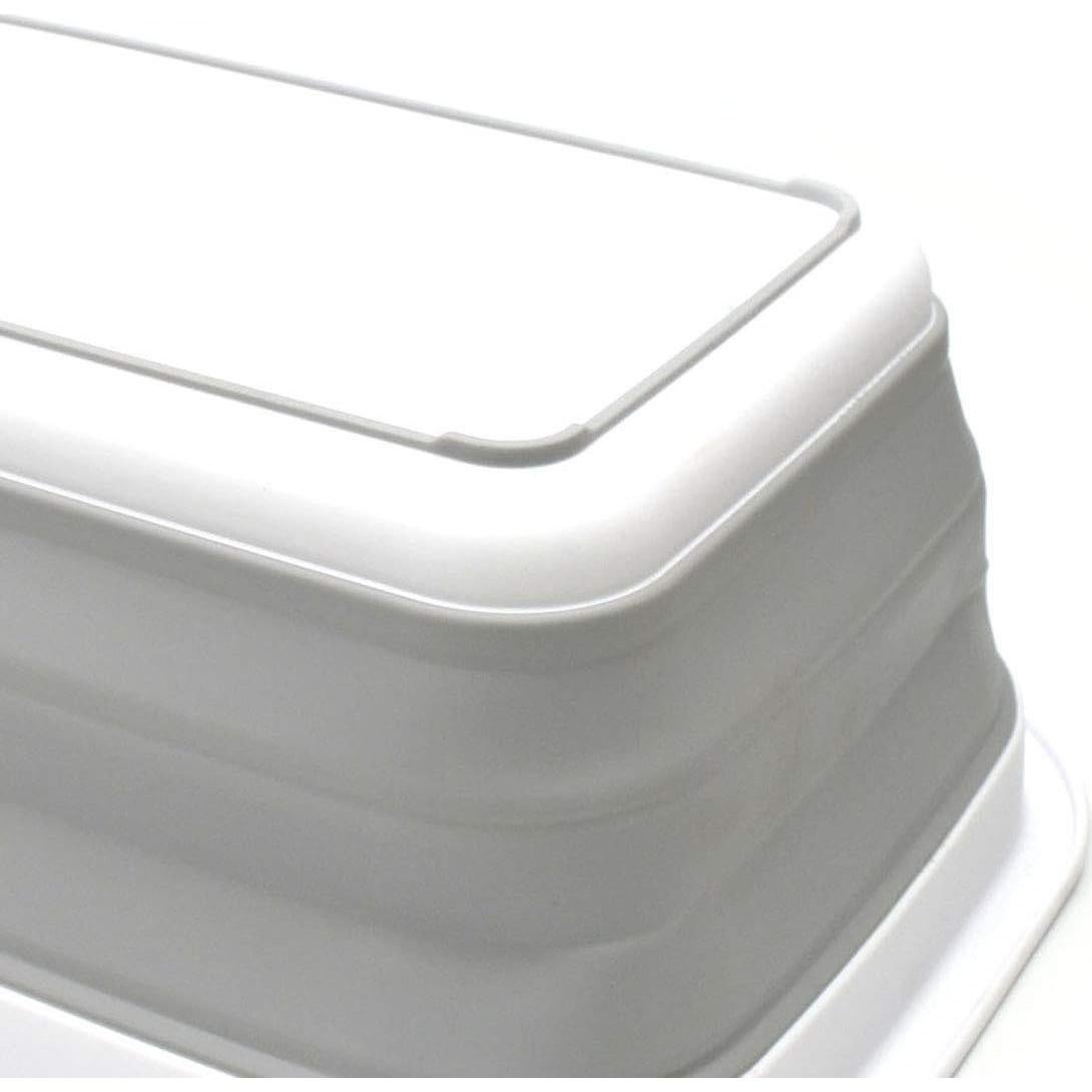 Bañera Plegable SAMMART 9.2L Gris - Canasta de Picnic