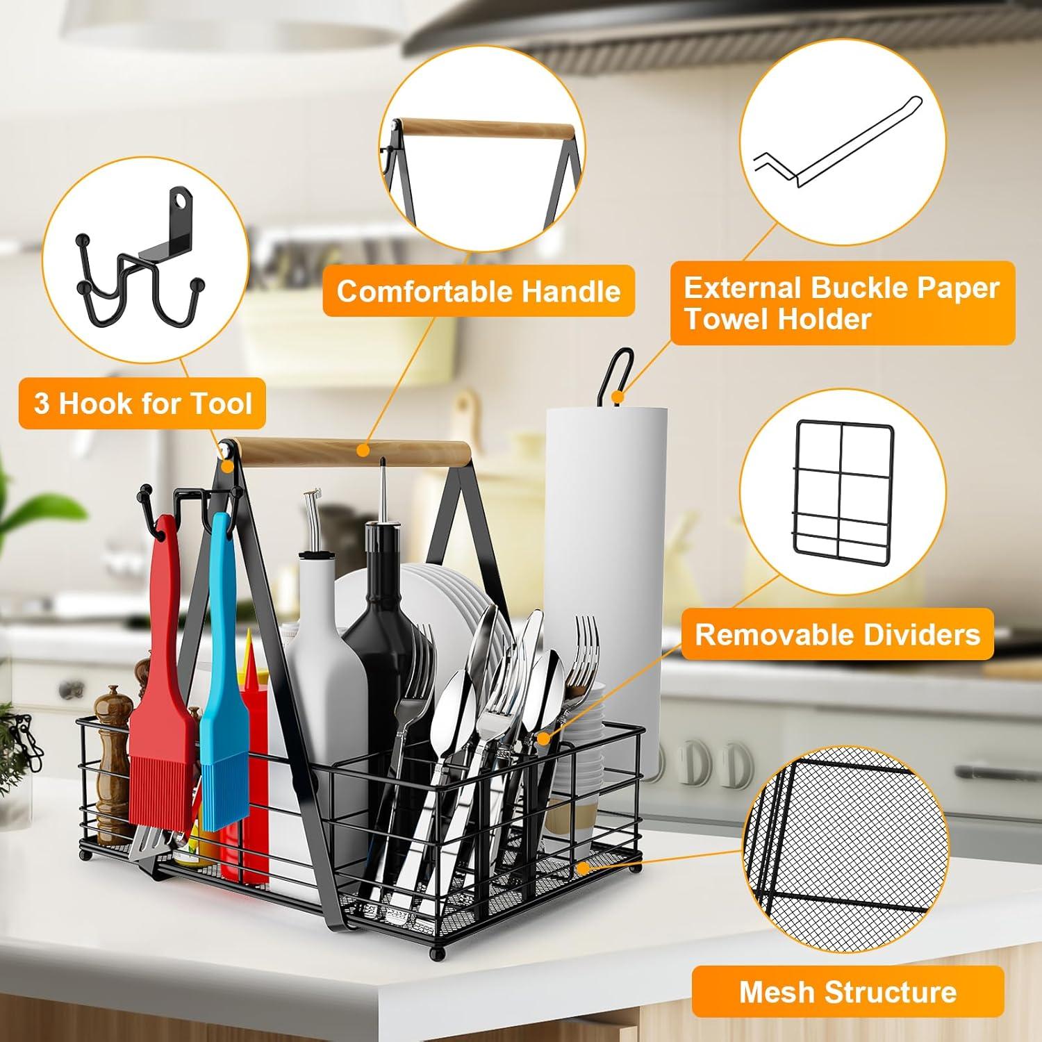 Caddy de BBQ JBBTOOL para Parrilla Exterior con Soporte