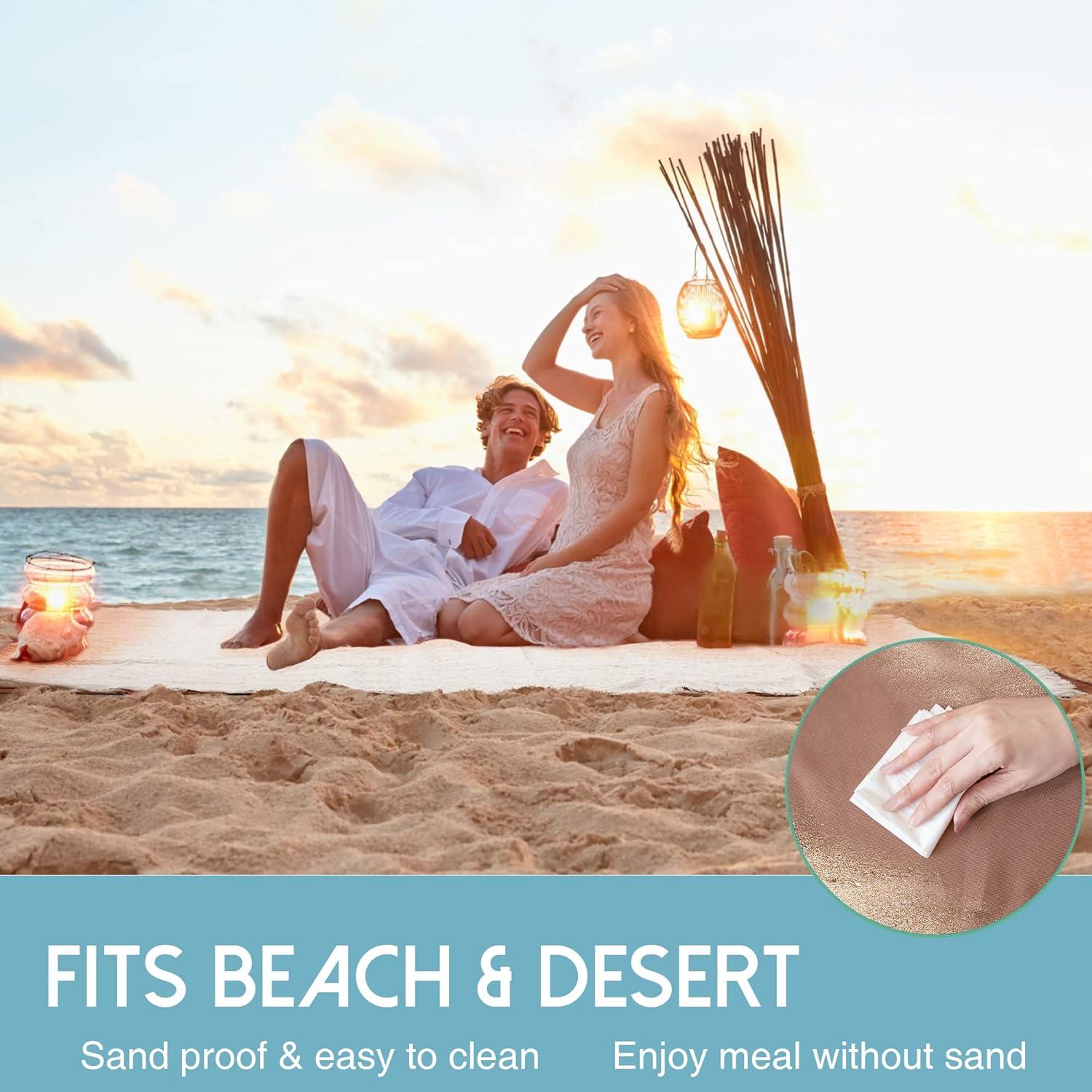 Manta de Picnic Impermeable 2 en 1 Tiny Land 180x180cm