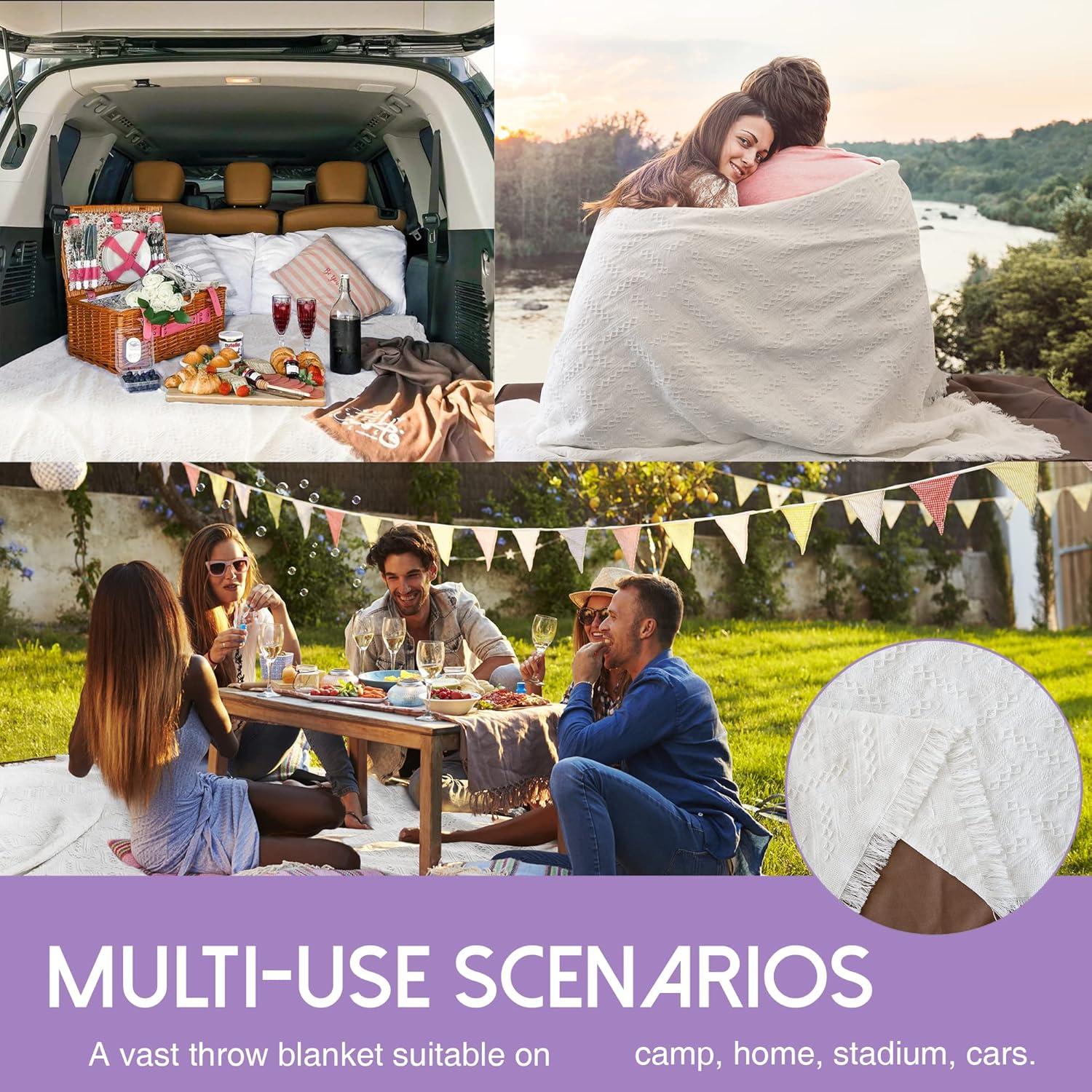 Manta de Picnic Impermeable 2 en 1 Tiny Land 180x180cm