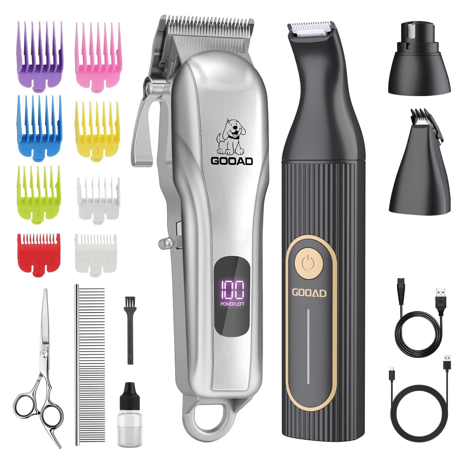 Cortadora de Pelo para Mascotas GOOAD Inalámbrica 2 en 1