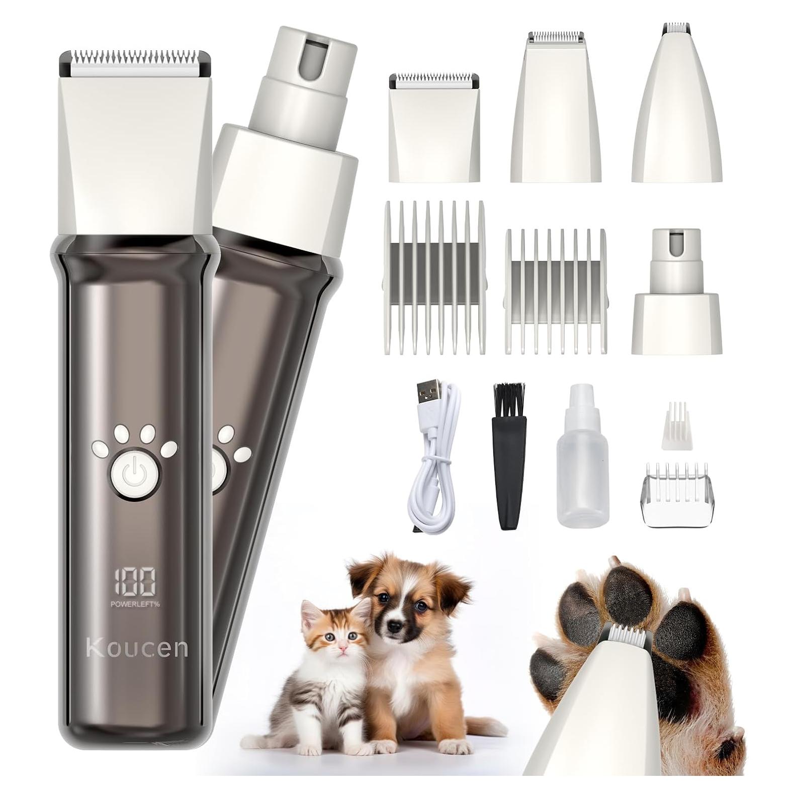 Kit de Aseo 4 en 1 para Perros y Gatos Koucen