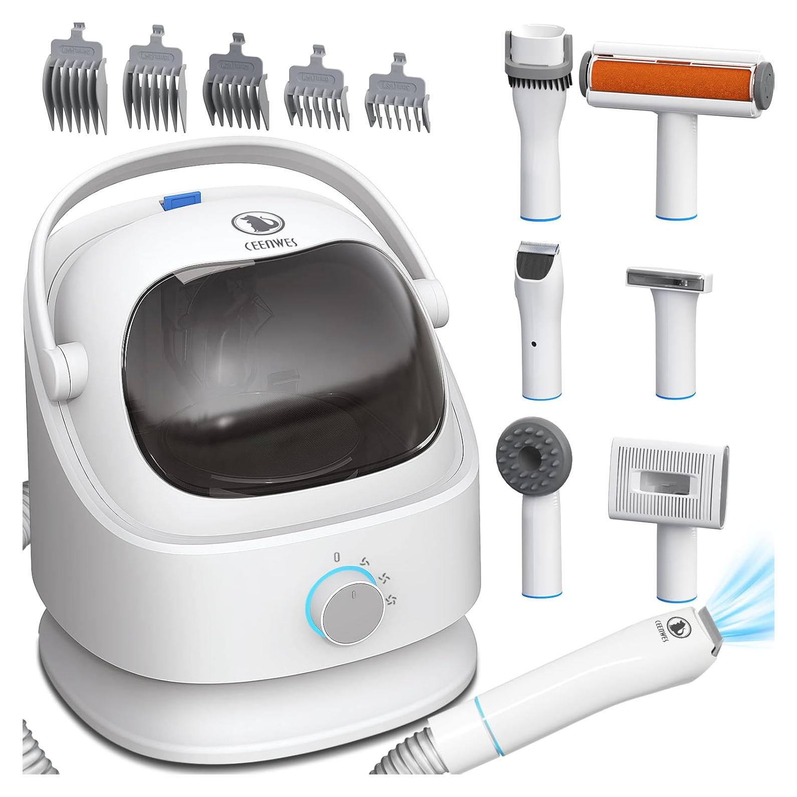 Kit de Aseo para Perros Ceenwes con Aspiradora 3L y Accesorios