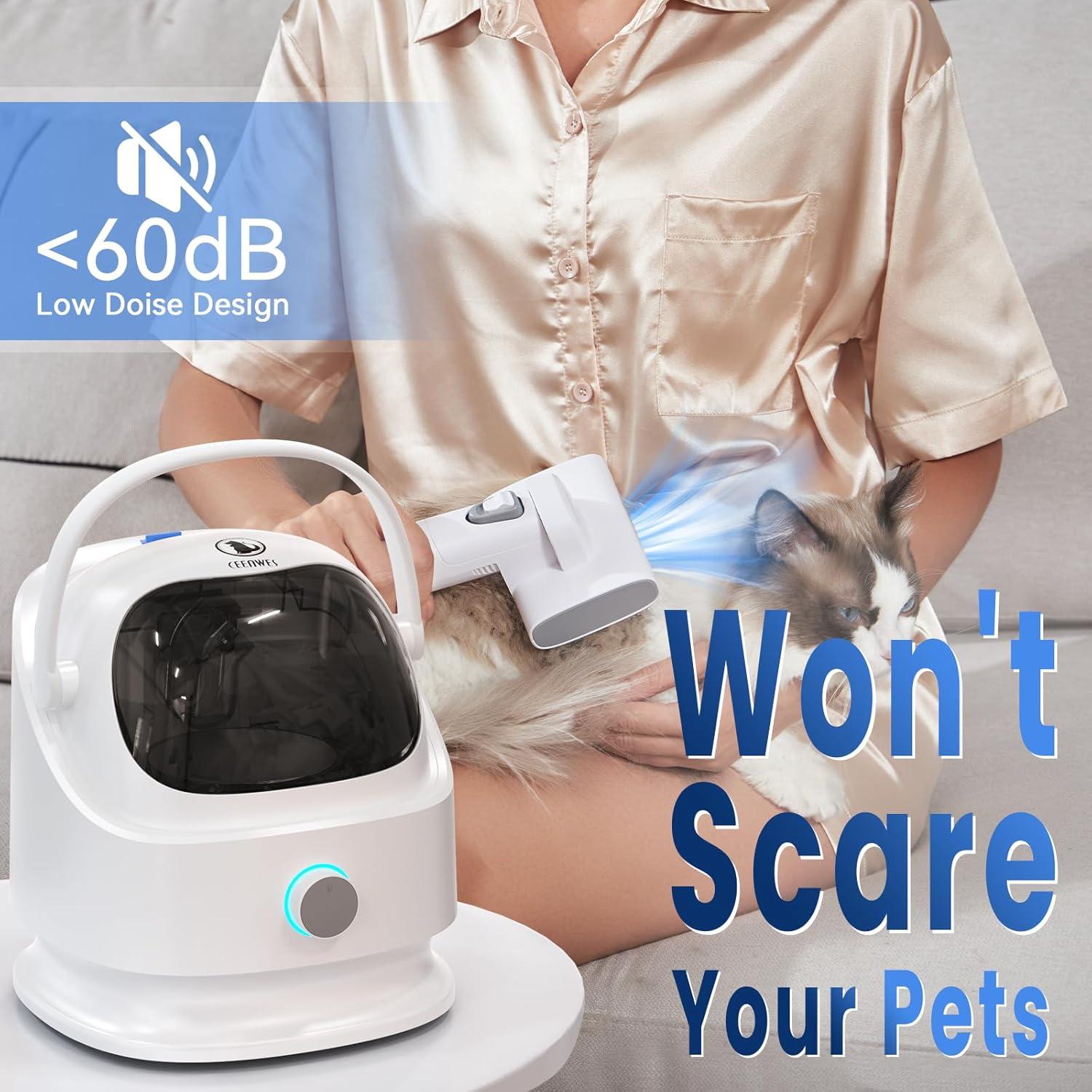 Kit de Aseo para Perros Ceenwes con Aspiradora 3L y Accesorios