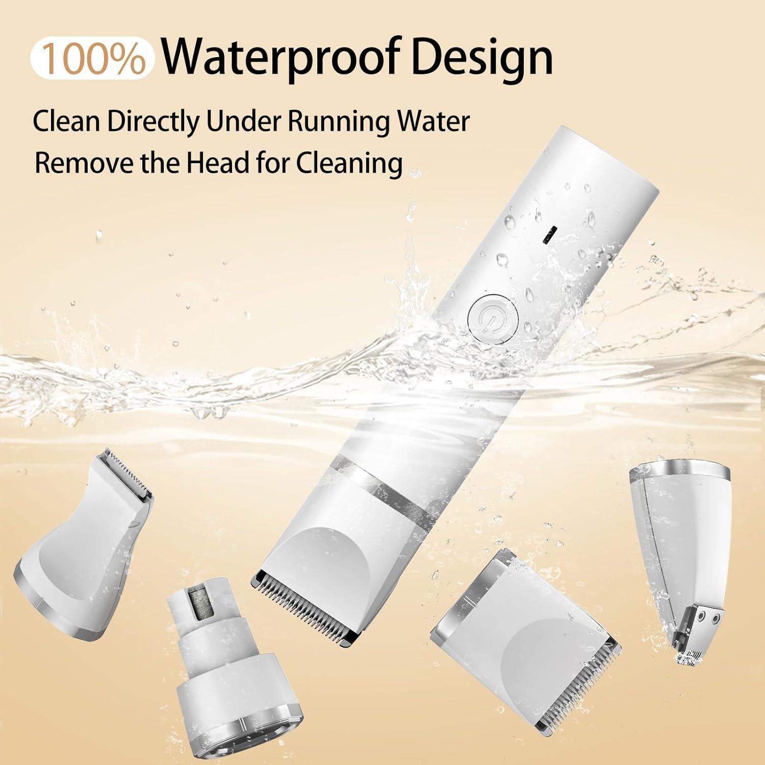 Recortadora de Pelo para Mascotas Virtulance 4 en 1 Inalámbrica