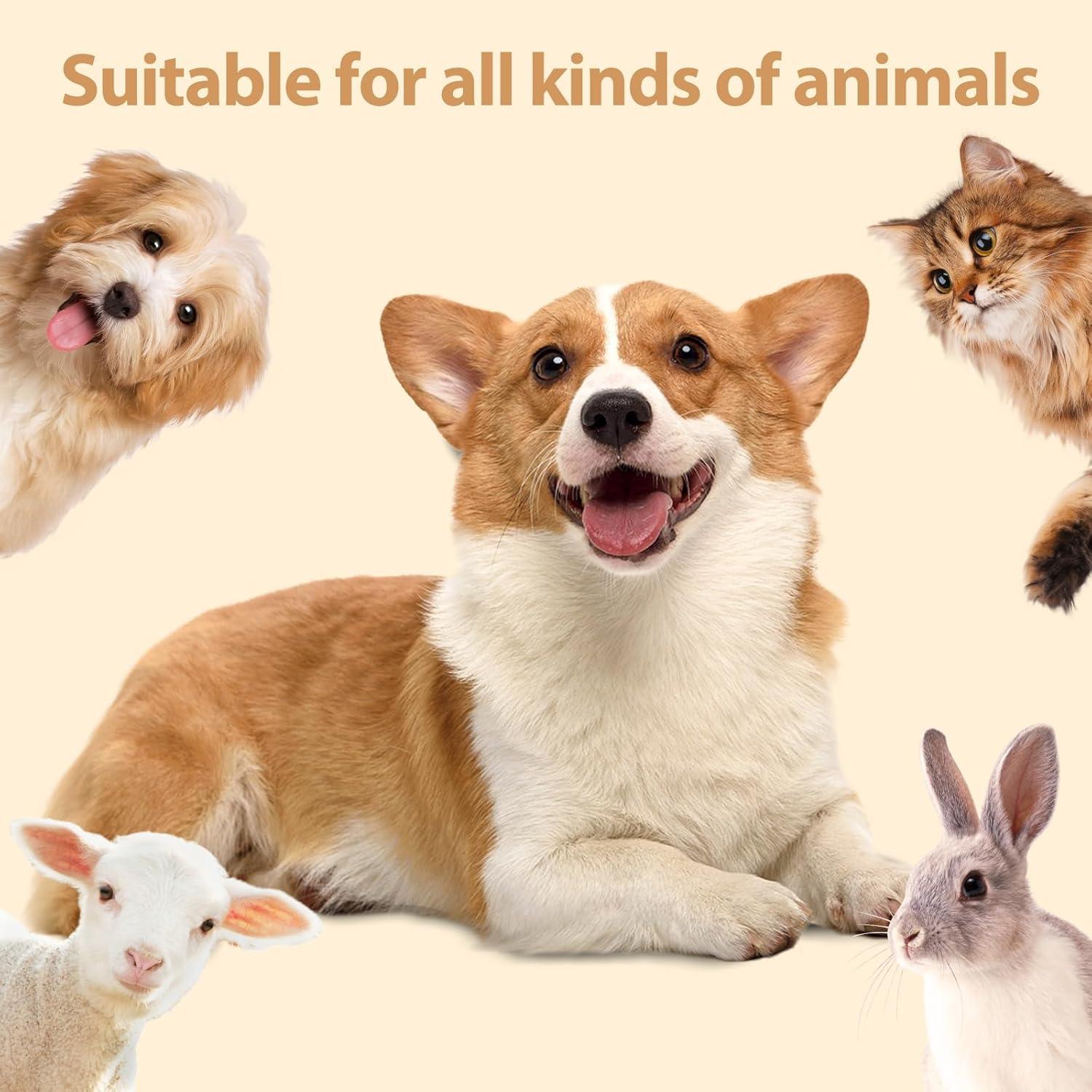 Recortadora de Pelo para Mascotas Virtulance 4 en 1 Inalámbrica