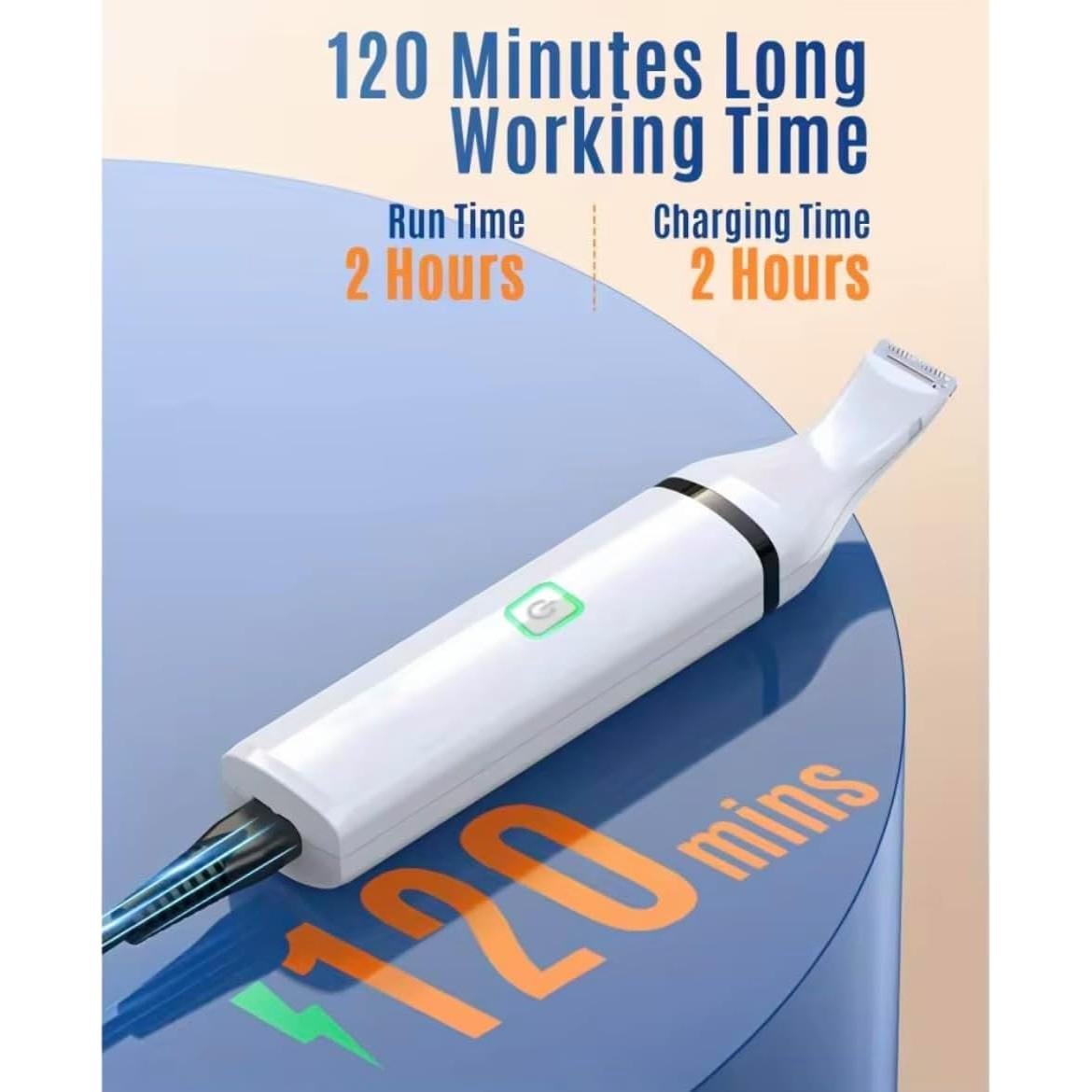 GajetNest 3-in-1 Dog Clippers Pet Grooming Kit, Low Noise, Rechargeable, Cordless, for Dogs Cats and Pets Nail Grinders, Rechargeable, Cordless Long Lasting Battery Quick Charge