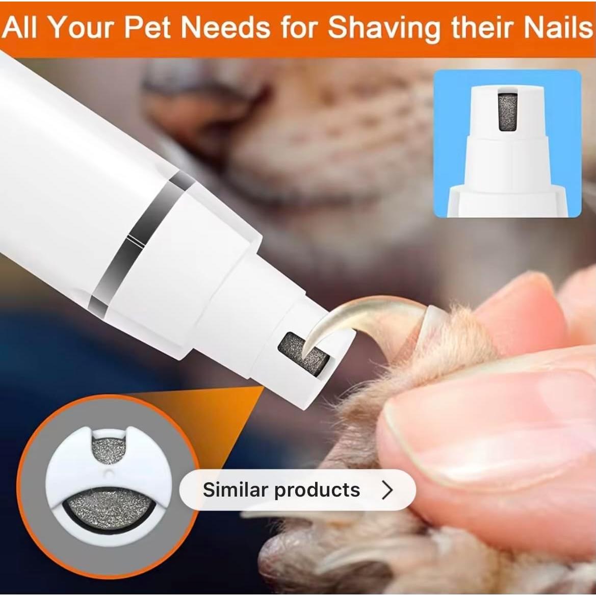 GajetNest 3-in-1 Dog Clippers Pet Grooming Kit, Low Noise, Rechargeable, Cordless, for Dogs Cats and Pets Nail Grinders, Rechargeable, Cordless Long Lasting Battery Quick Charge
