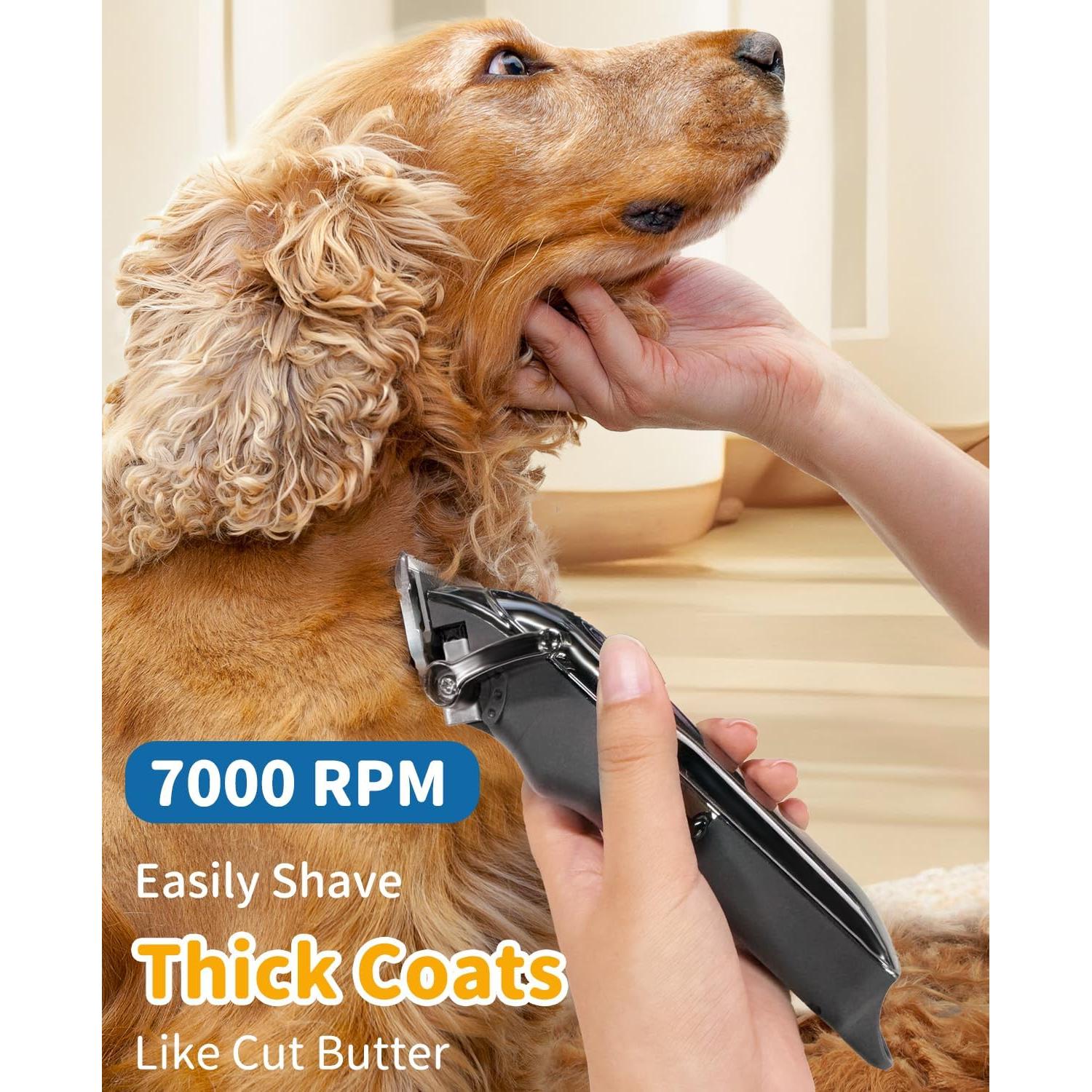Cortadora de Perros Inalámbrica TURN RAISE 7000rpm con LED