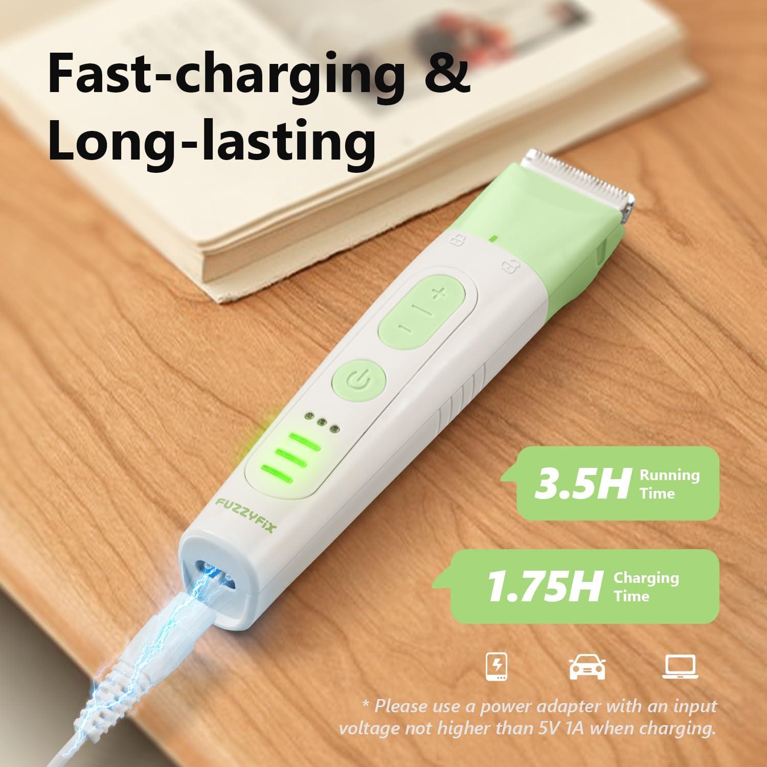 Kit de Aseo para Mascotas FuzzyFix 4 en 1 Inalámbrico