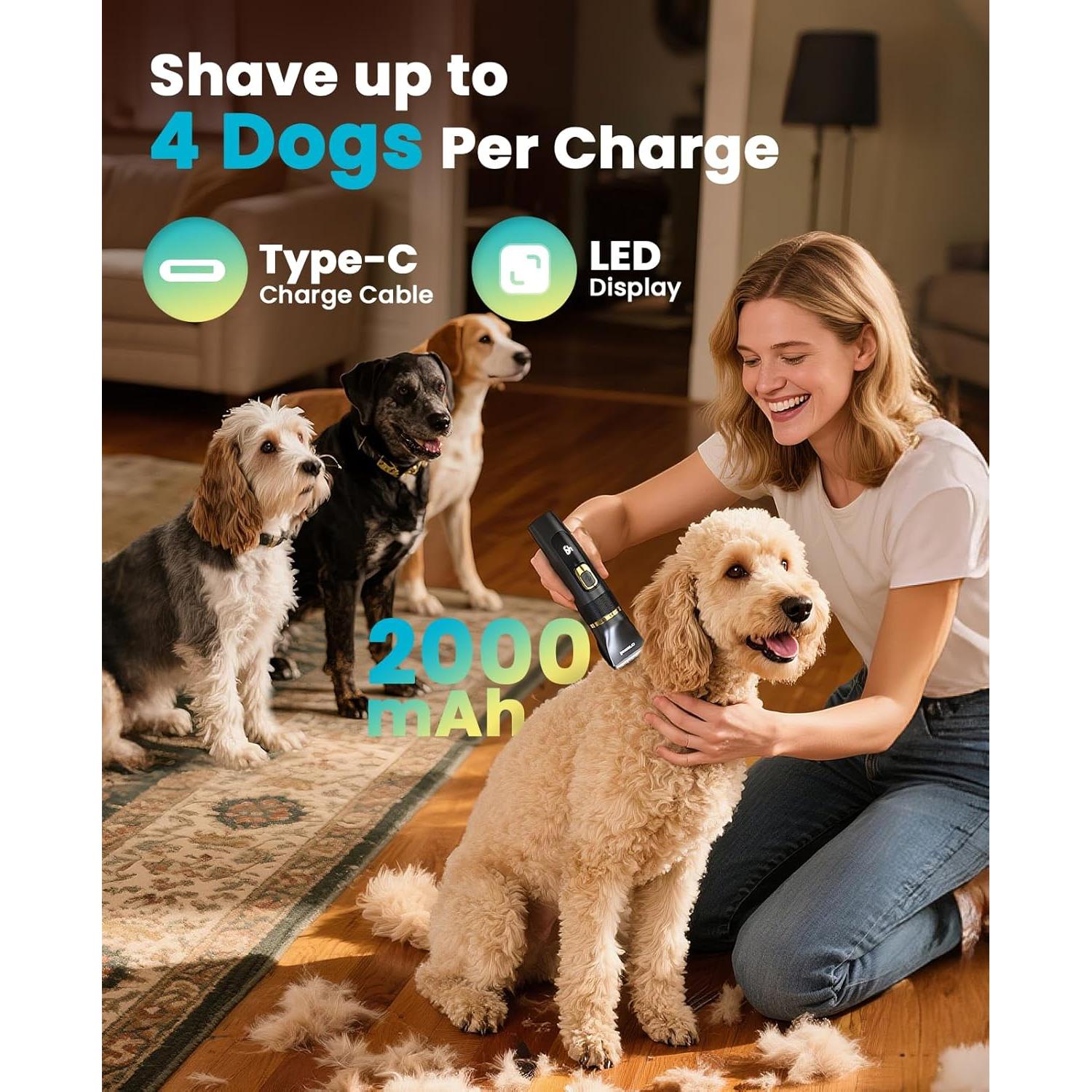 Cortapelos Profesional Oneisall PC17 Inalámbrico IPX7 50dB