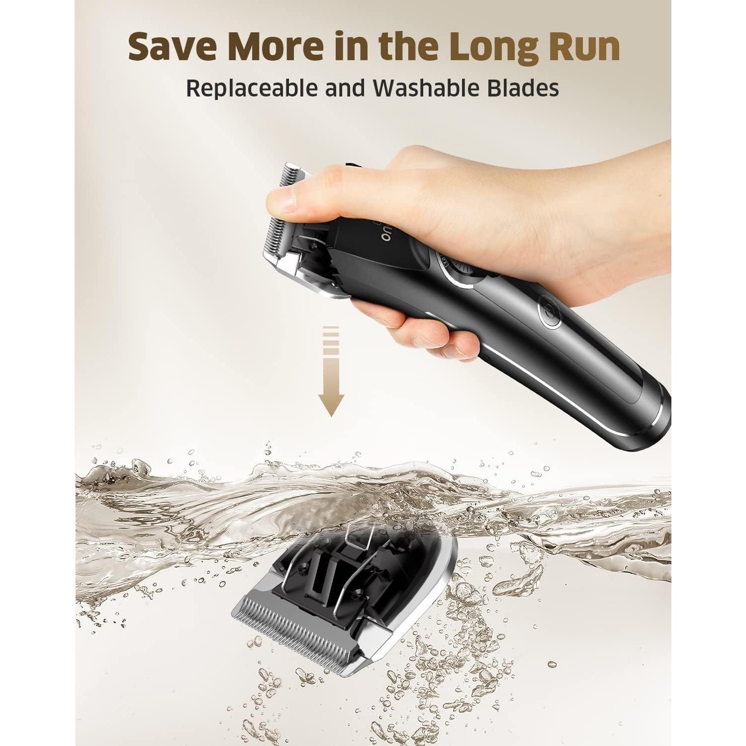 Cortapelos para Perros oneisall CP-9050 4 en 1 con Cuchillas Desmontables