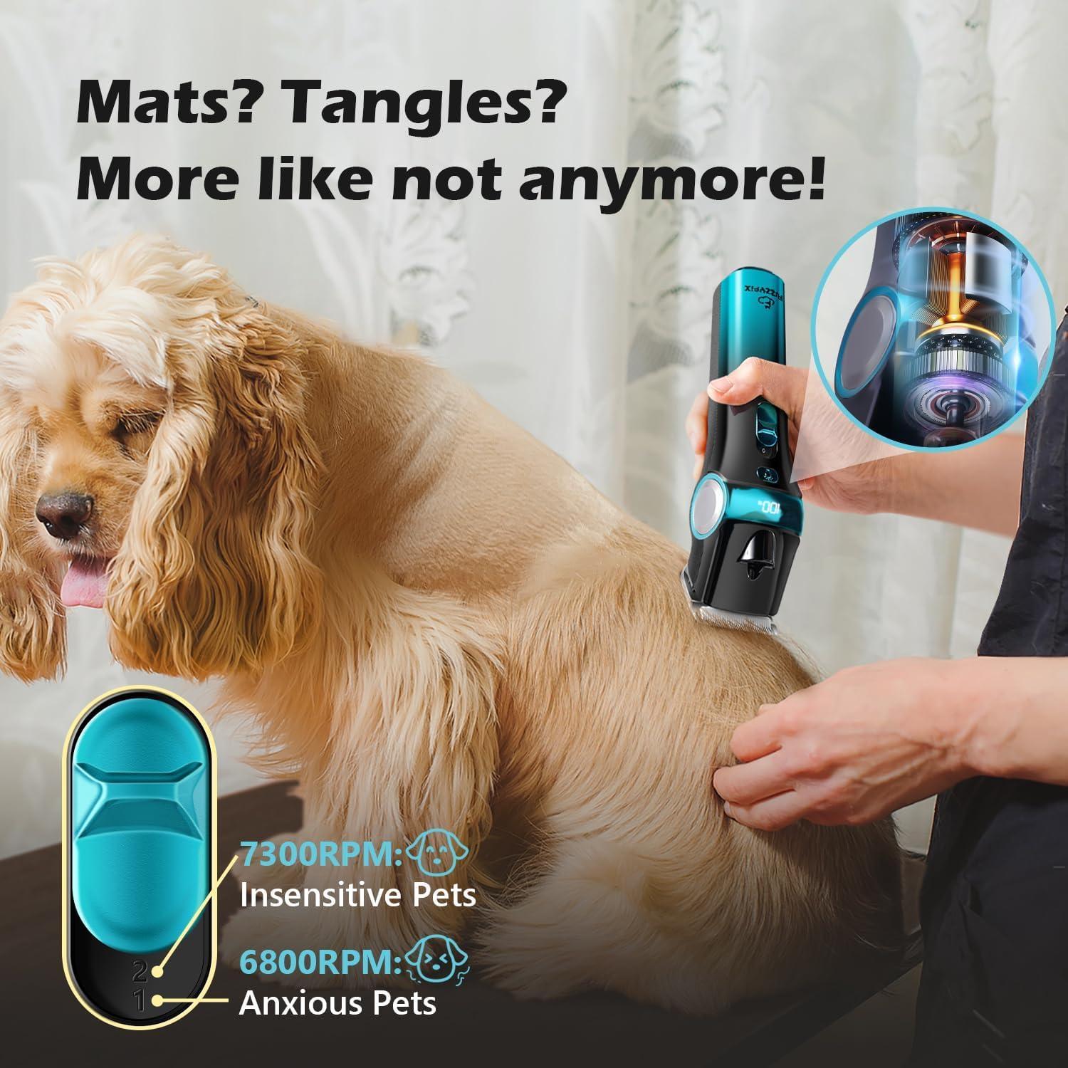 Cortadora de Pelo para Mascotas FuzzyFix 5-en-1 Inalámbrica