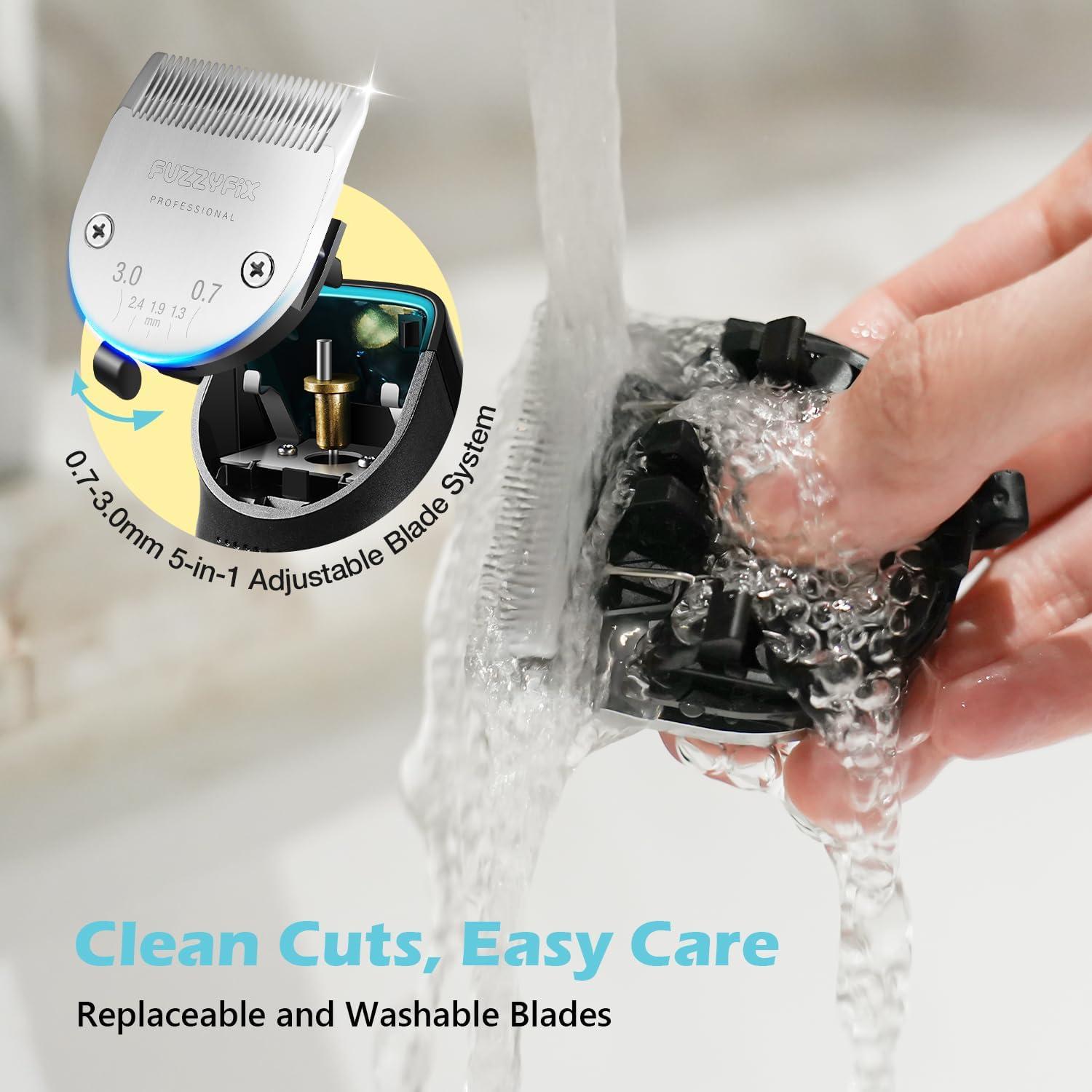 Cortadora de Pelo para Mascotas FuzzyFix 5-en-1 Inalámbrica