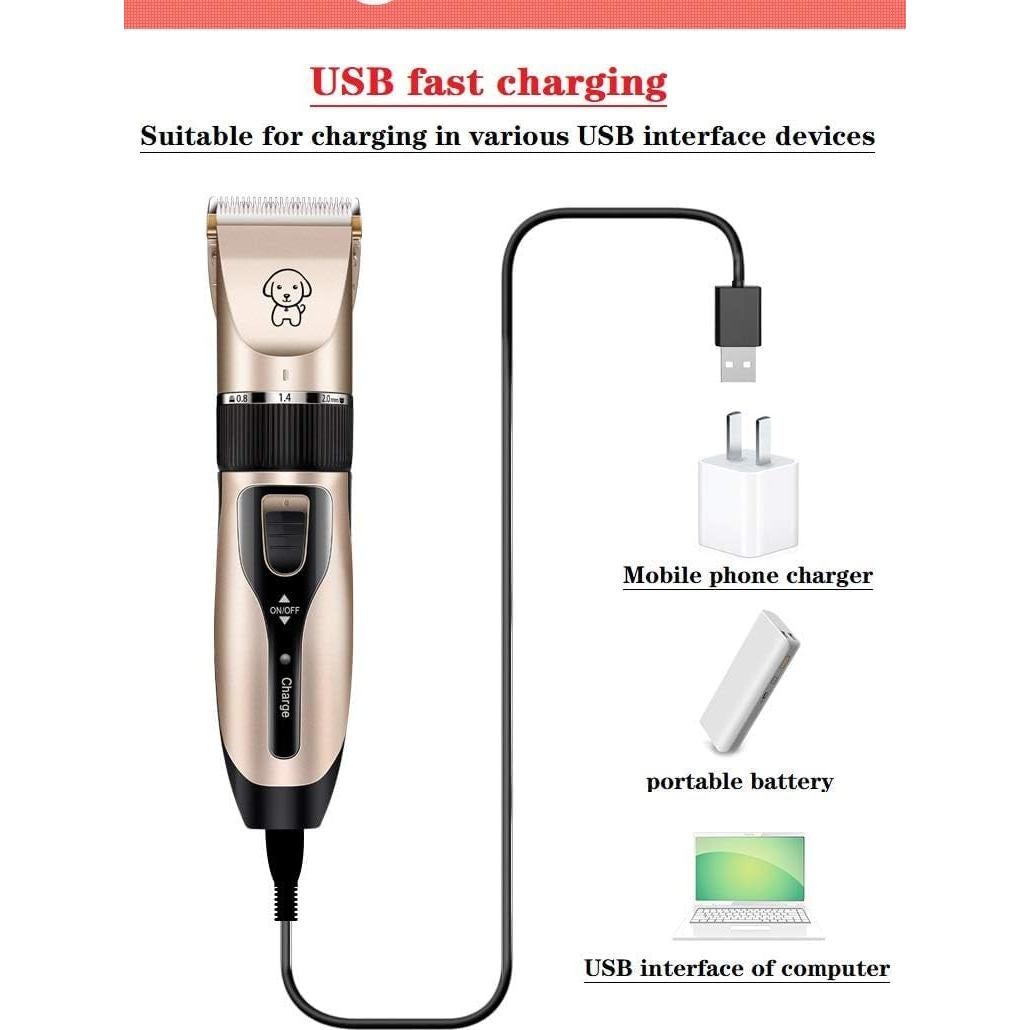 Cortadora de Pelo Eléctrica Inalámbrica Cakapet para Perros y Gatos