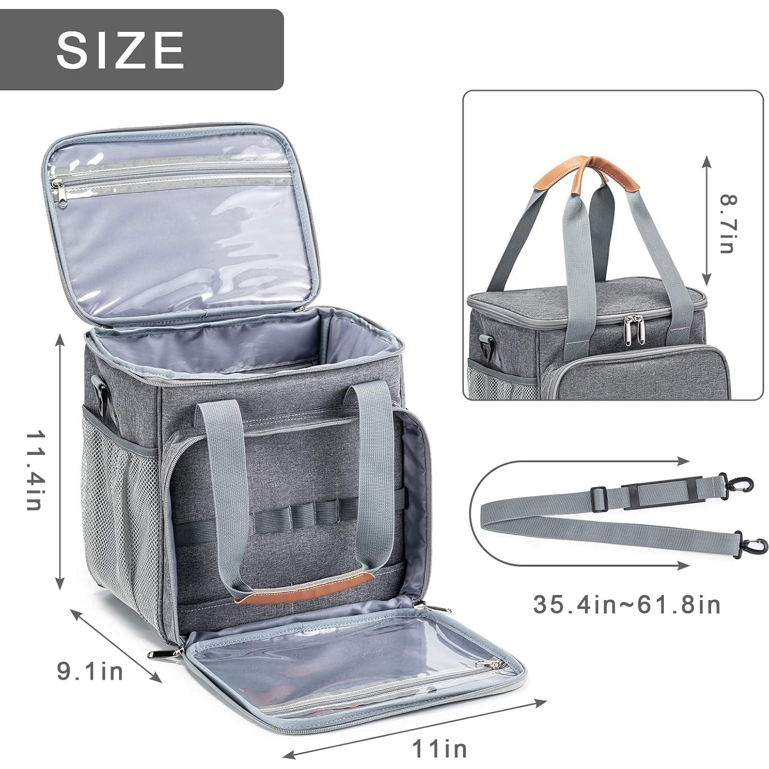 Bolsa de Aseo para Mascotas BABEYER Gris 28x23.1x29 cm