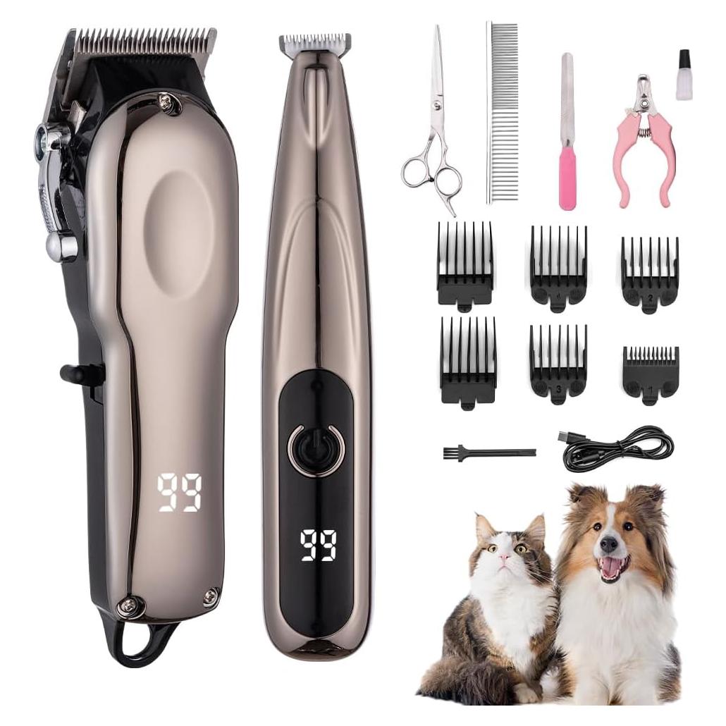 Cortadora de Pelo y Recortadora de Patas VCM 2 en 1 Silenciosa