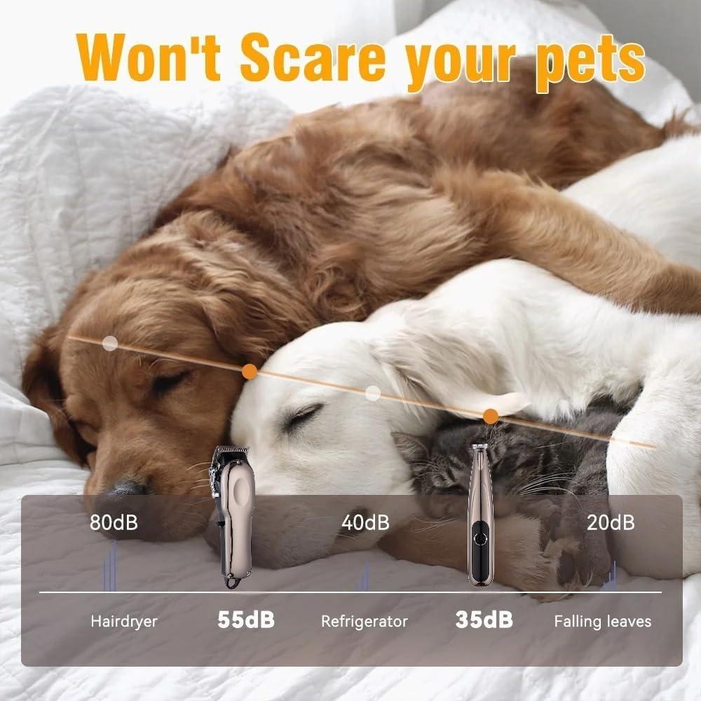 Cortadora de Pelo y Recortadora de Patas VCM 2 en 1 Silenciosa