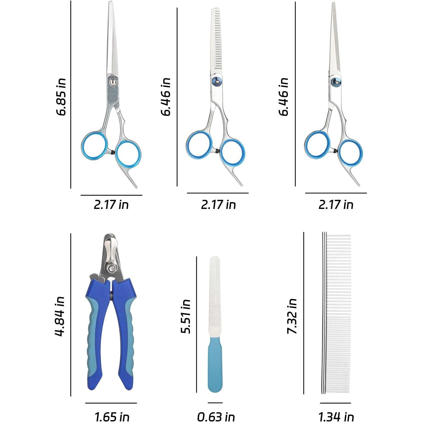 Set de Cuidado Profesional para Mascotas IDQQUQQ 6 Piezas