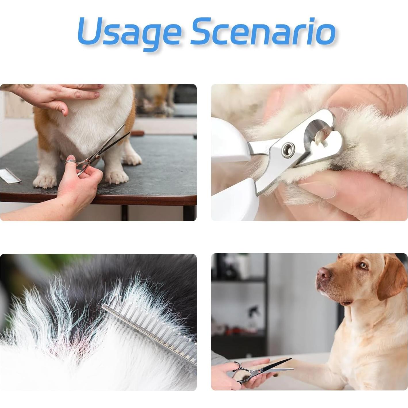 Set de Cuidado Profesional para Mascotas IDQQUQQ 6 Piezas