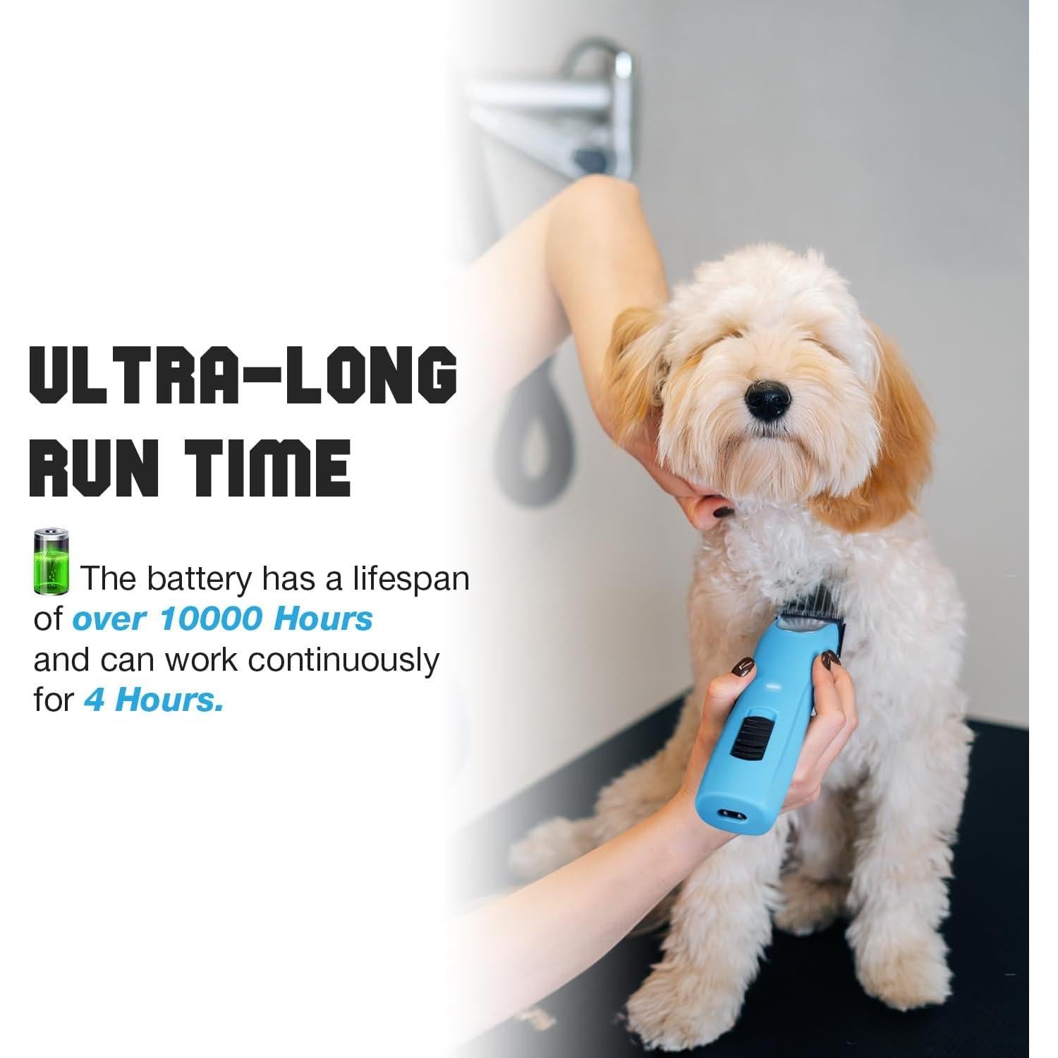 Cortadora de Pelo Inalámbrica FuzzyFix 14 en 1 para Mascotas