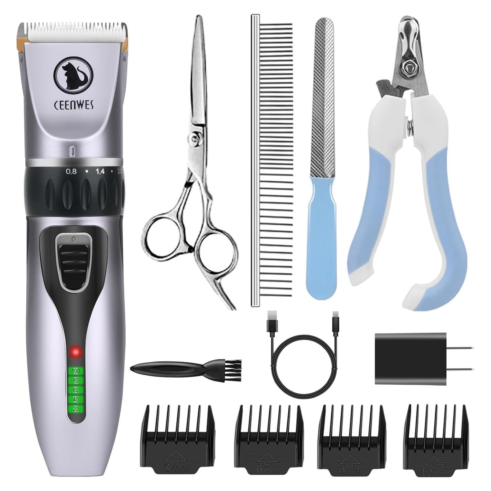 Cortapelos Inalámbrico Profesional Ceenwes para Perros y Gatos